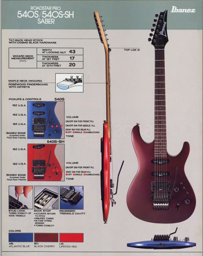 ibanez 540S sabre