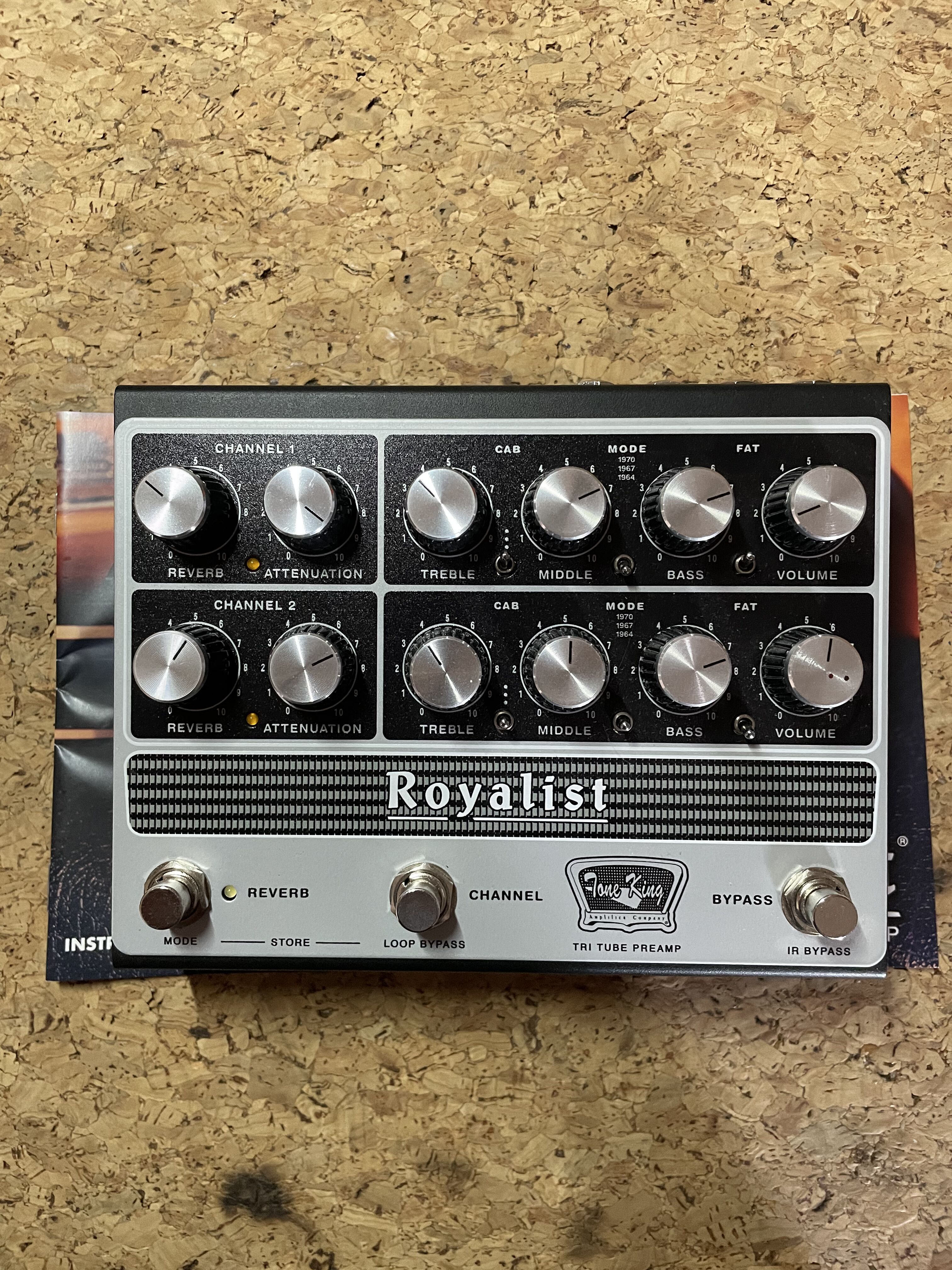 Vends Tone King Royalist Preamp