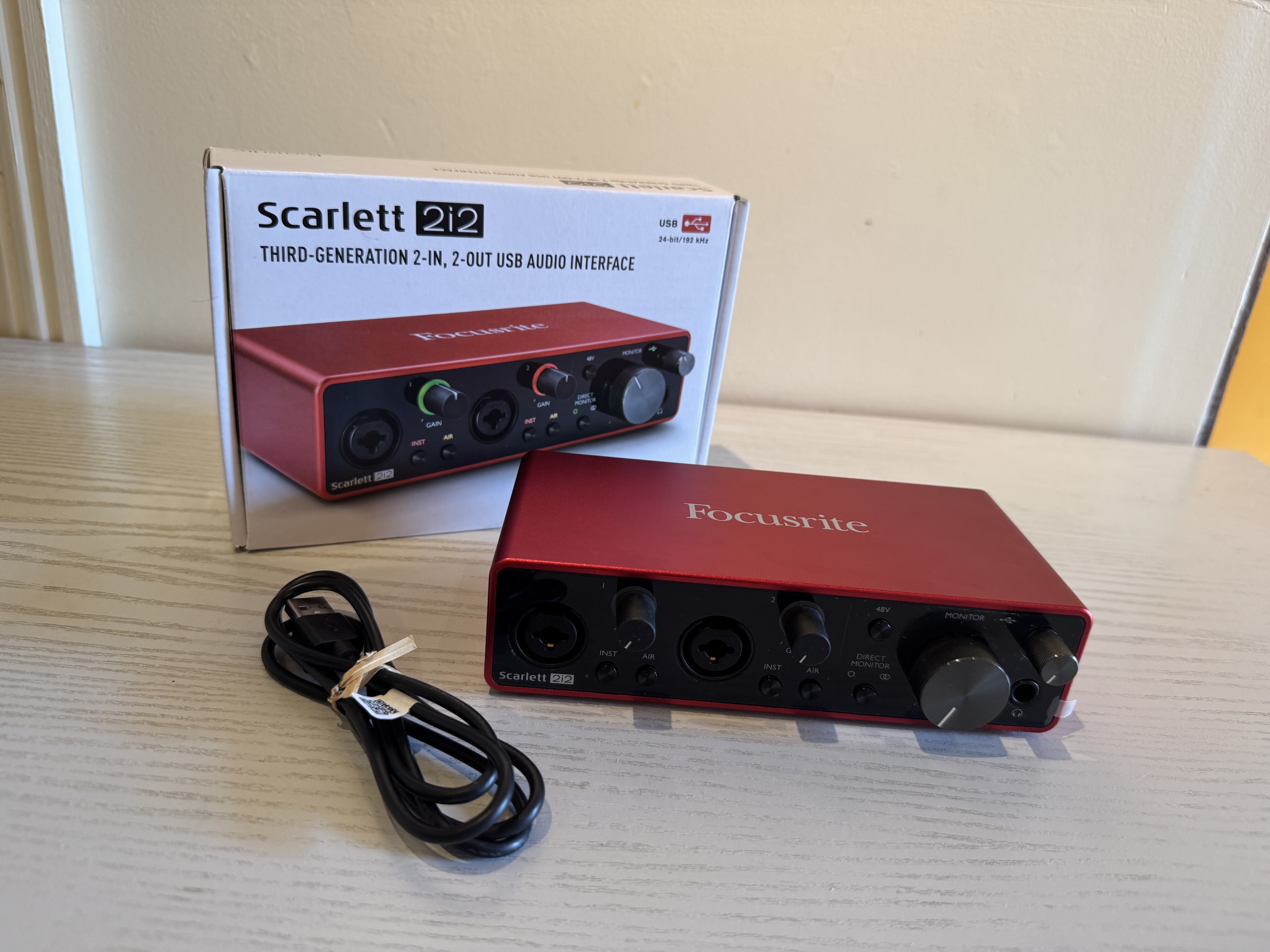Carte Son Focusrite Scarlett  2i2 G3