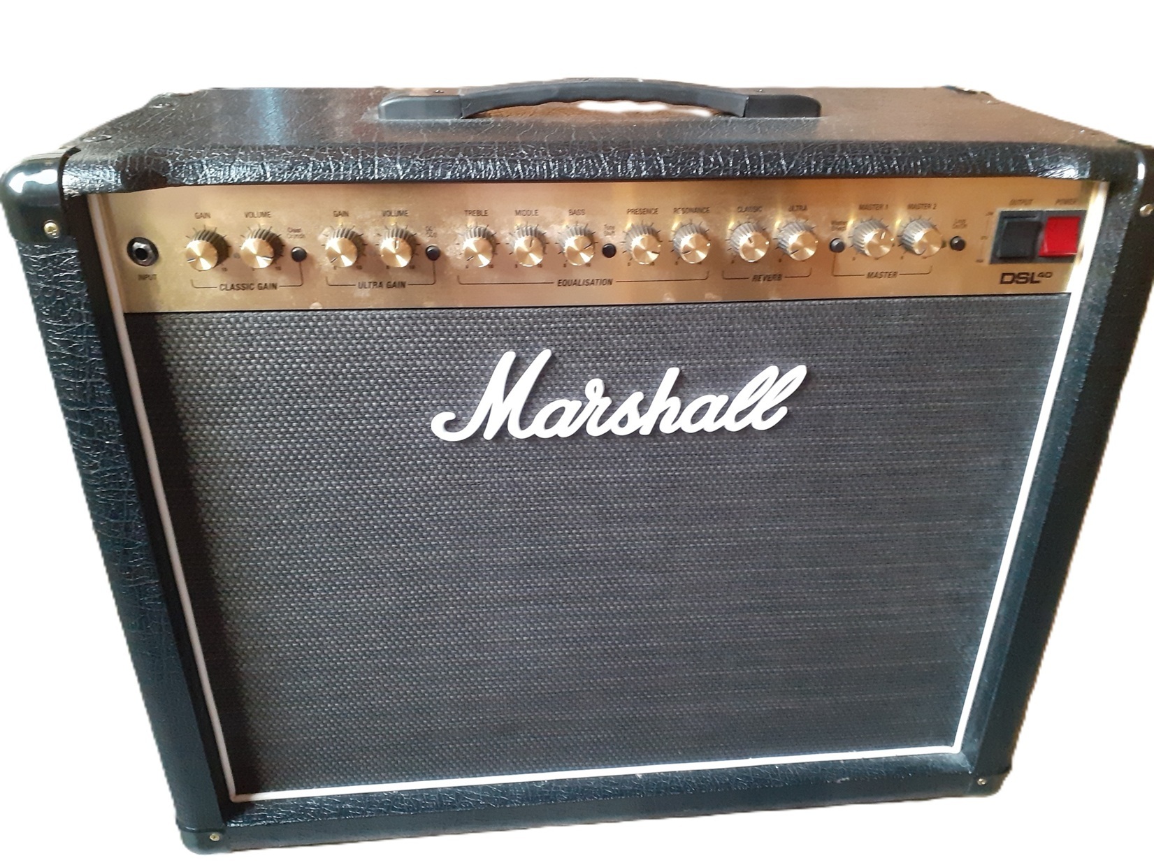Vends combo guitare Marshall DSL40CR avec housse