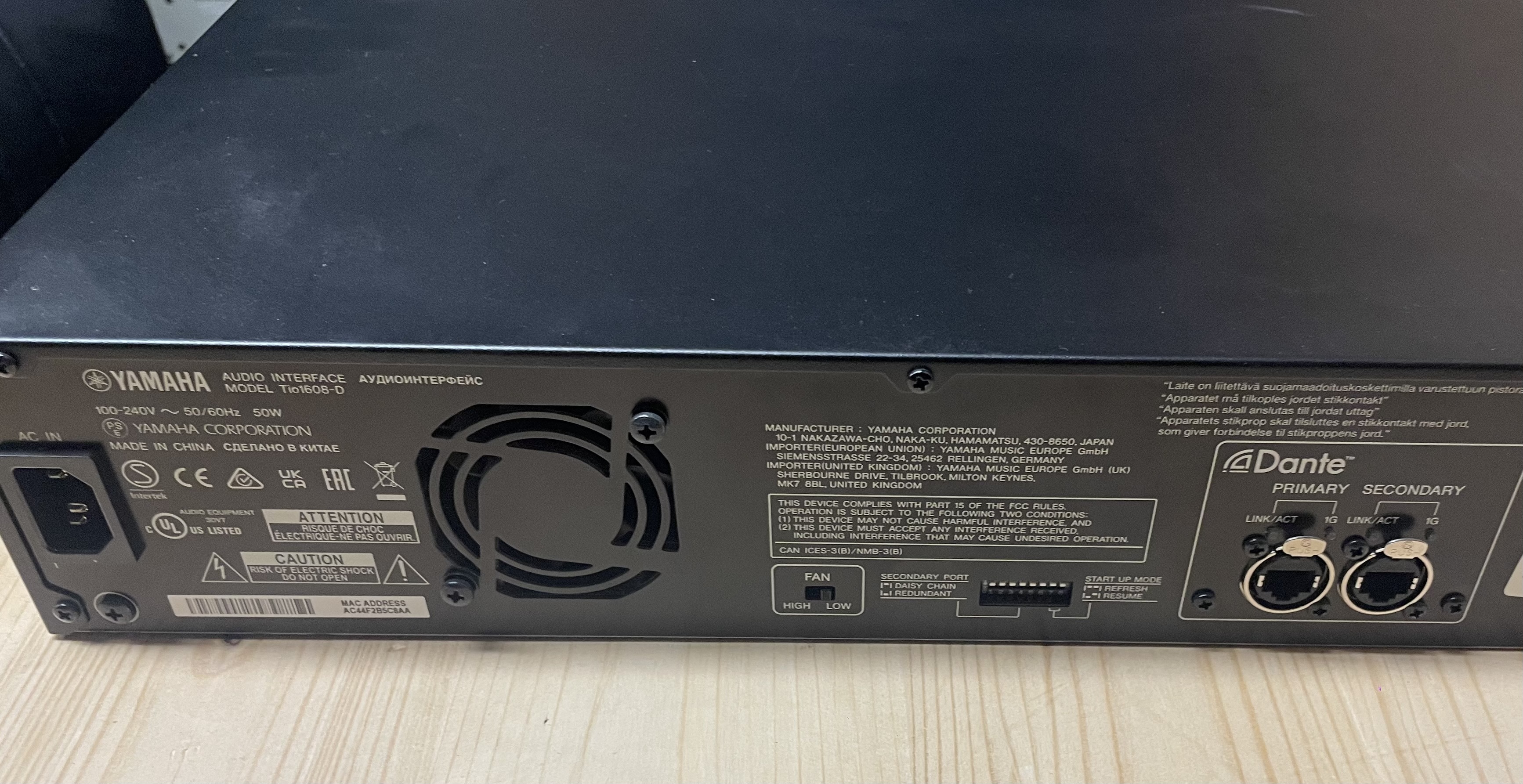 Yamaha Tio1608-D (73308)