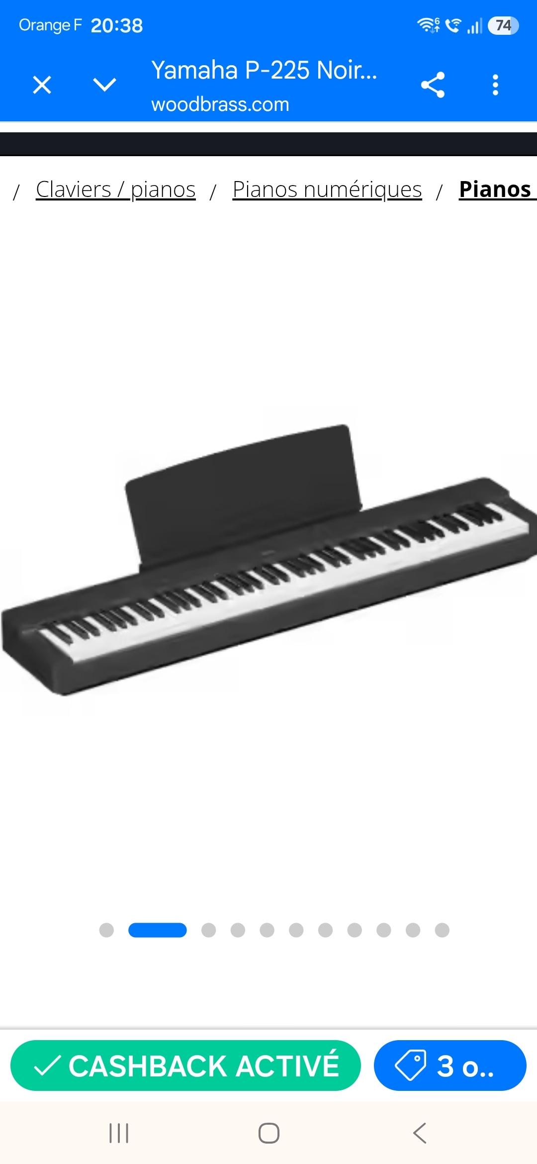Piano yamaha 