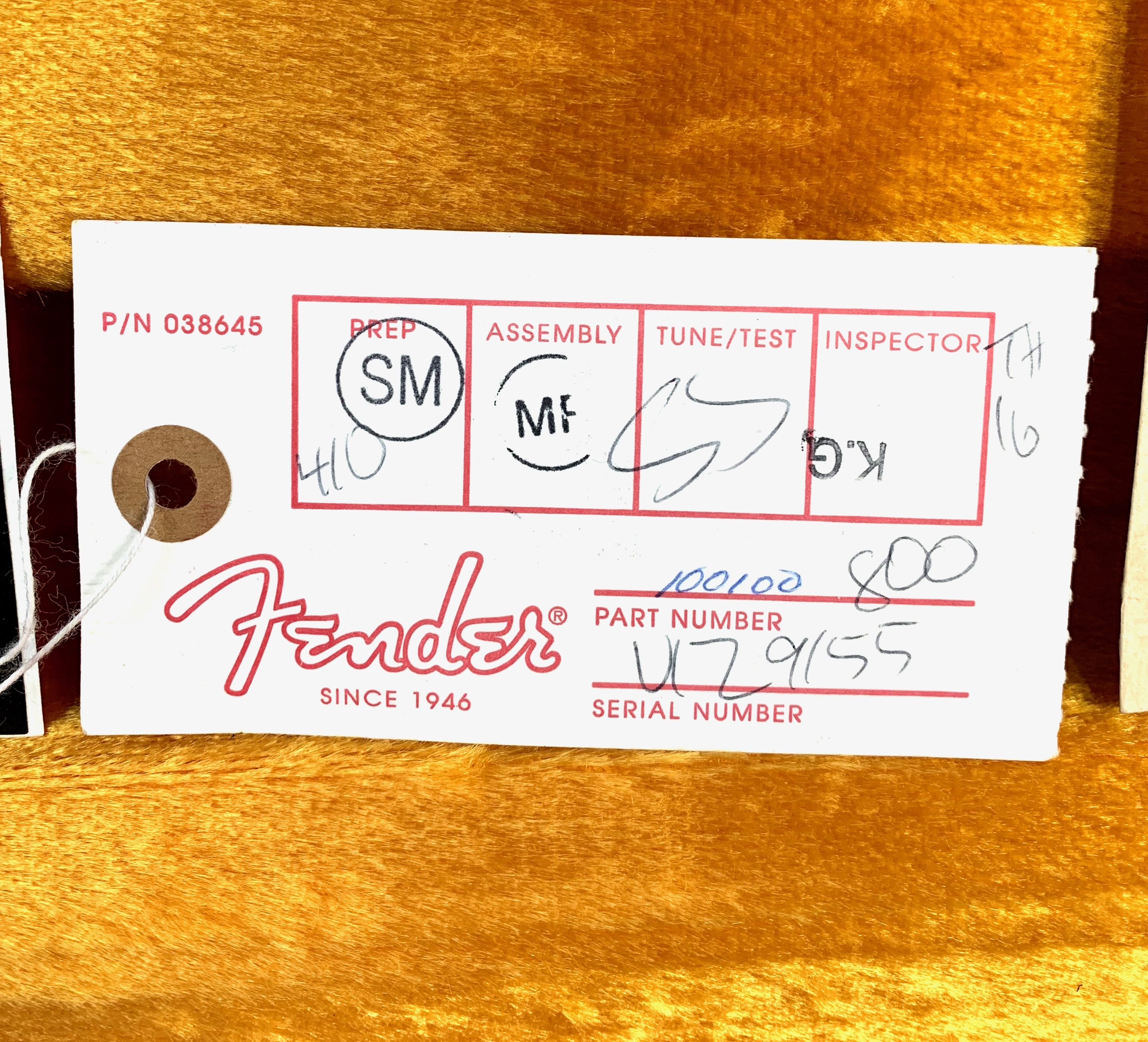 Fender American Vintage '62 Stratocaster (18116)