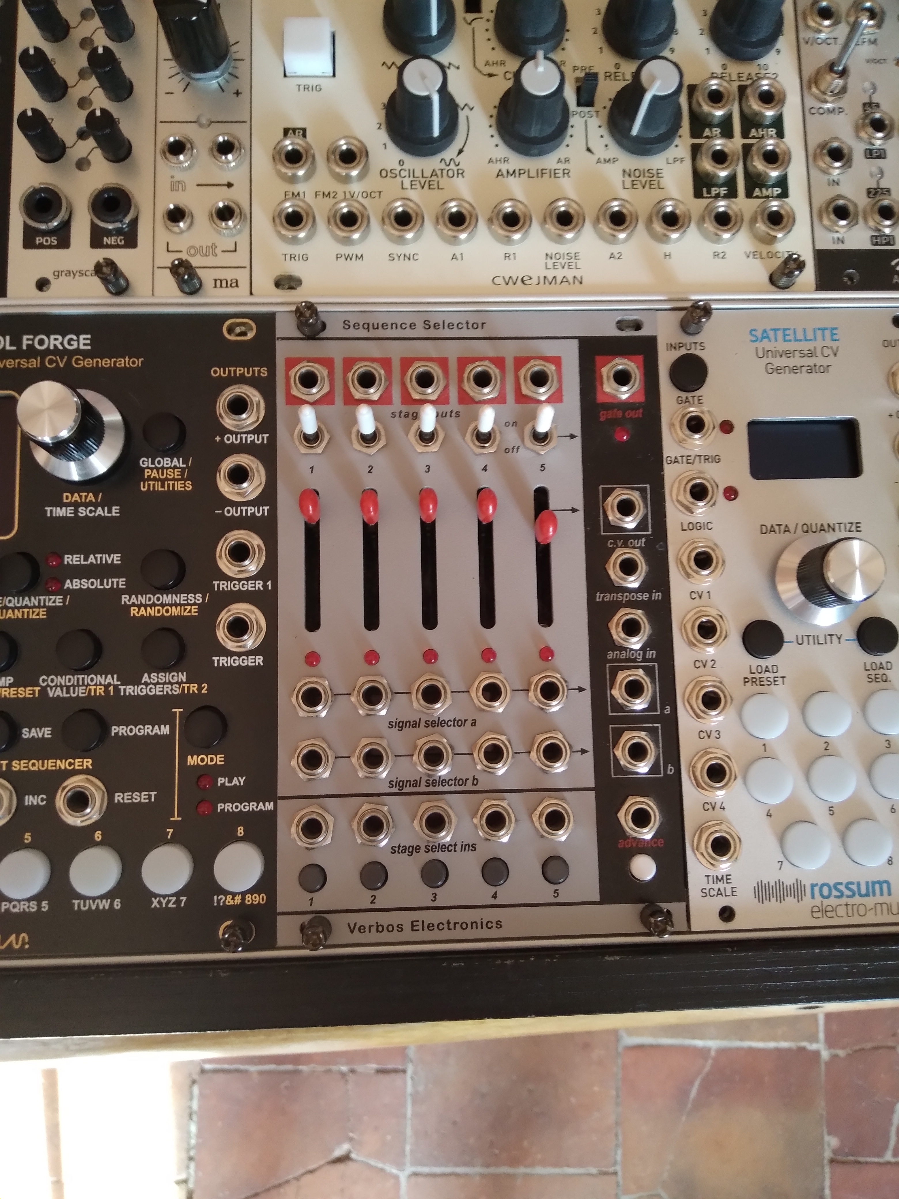 Vends Verbos sequence selector