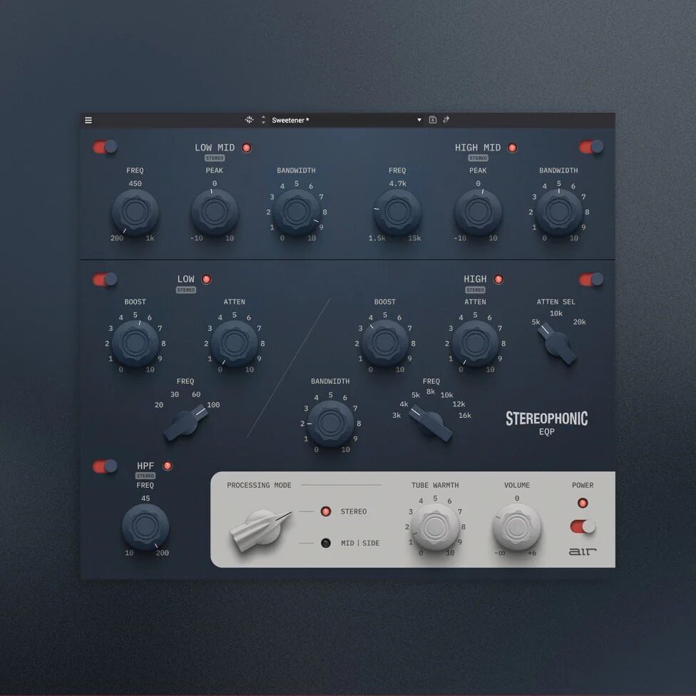 Stereophonic EQP