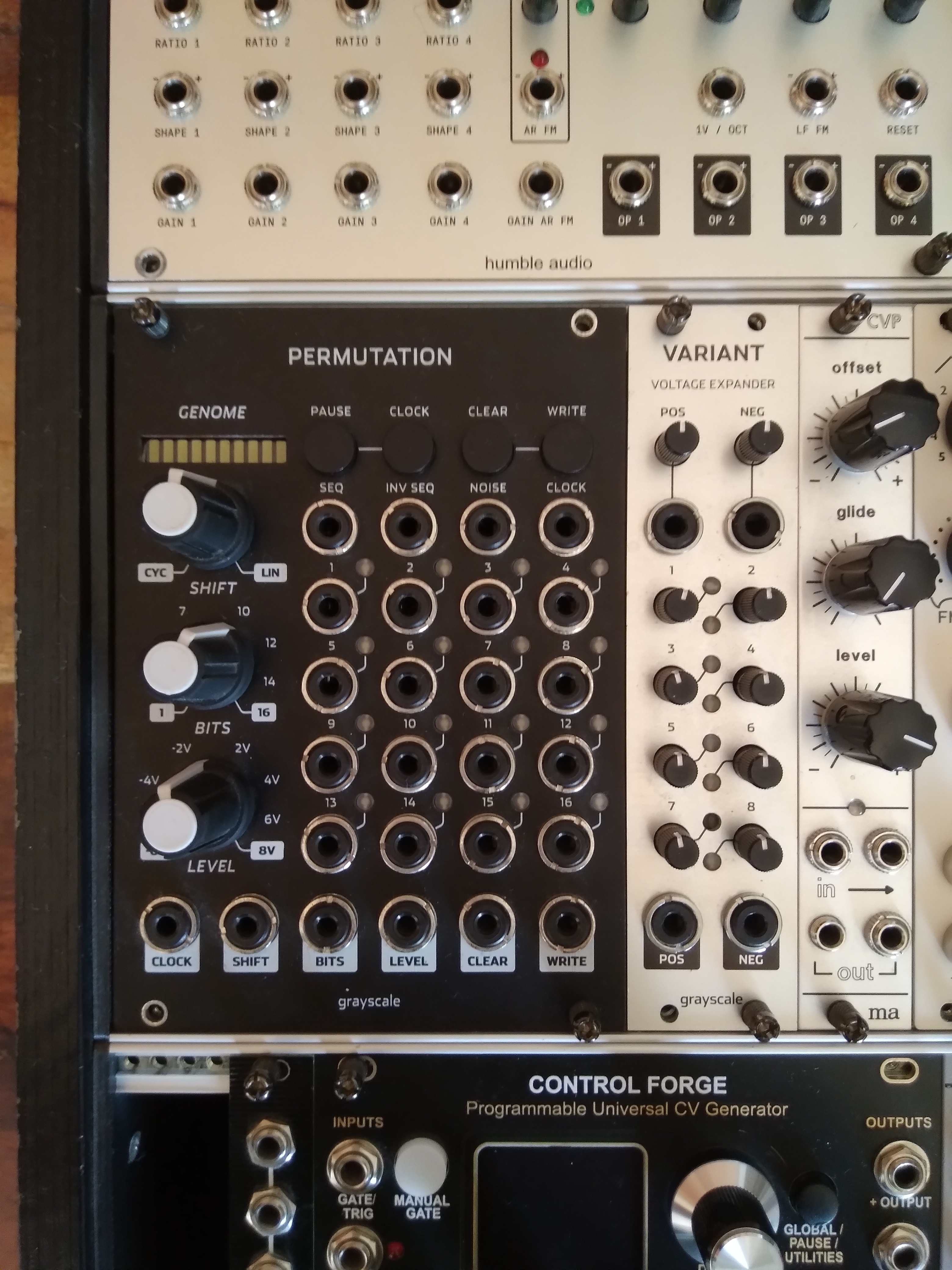 Vends grayscale permutation 18hp + variant