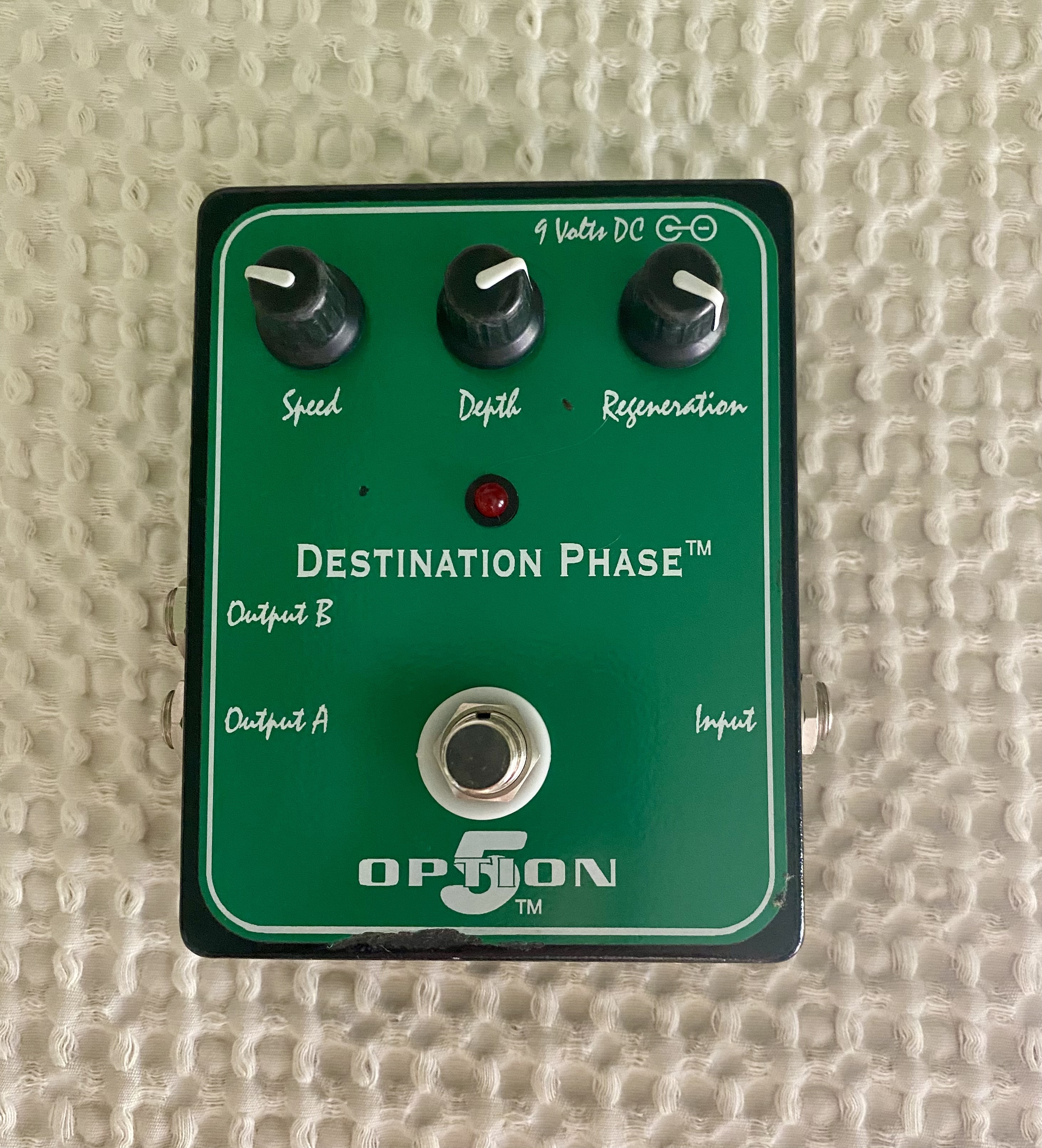 Vends Pédale Phaser Analogique - Option 5 Destination Phase