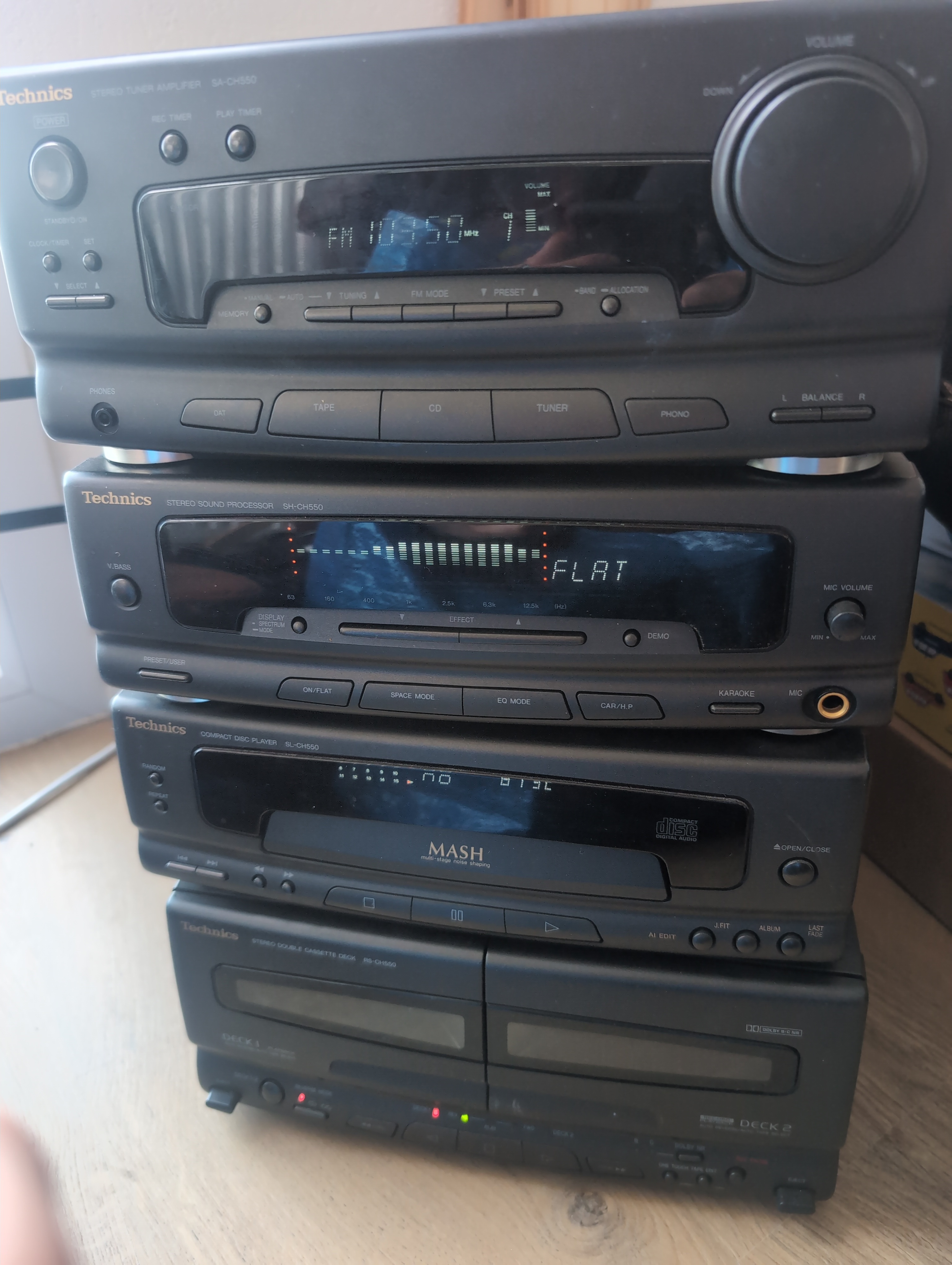 Vends ensemble Technics CH-550