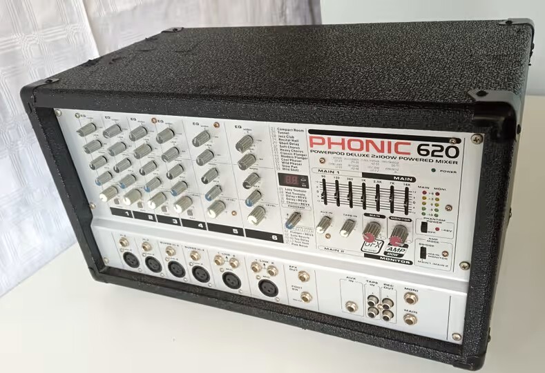 Combo Ampli + Table de mixage Phonic Powerpod 620 Deluxe