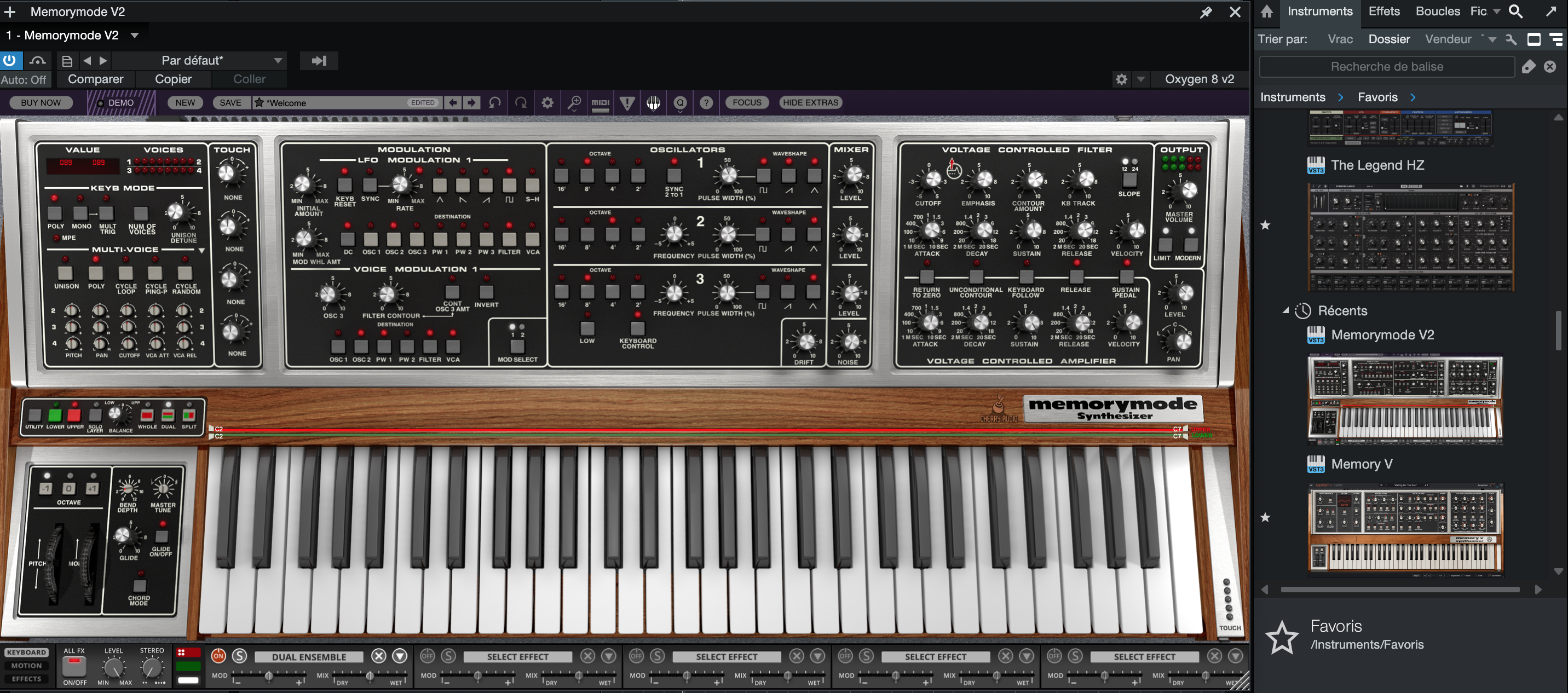 Cherry Audio Memorymode 2 - 2 et Memory V