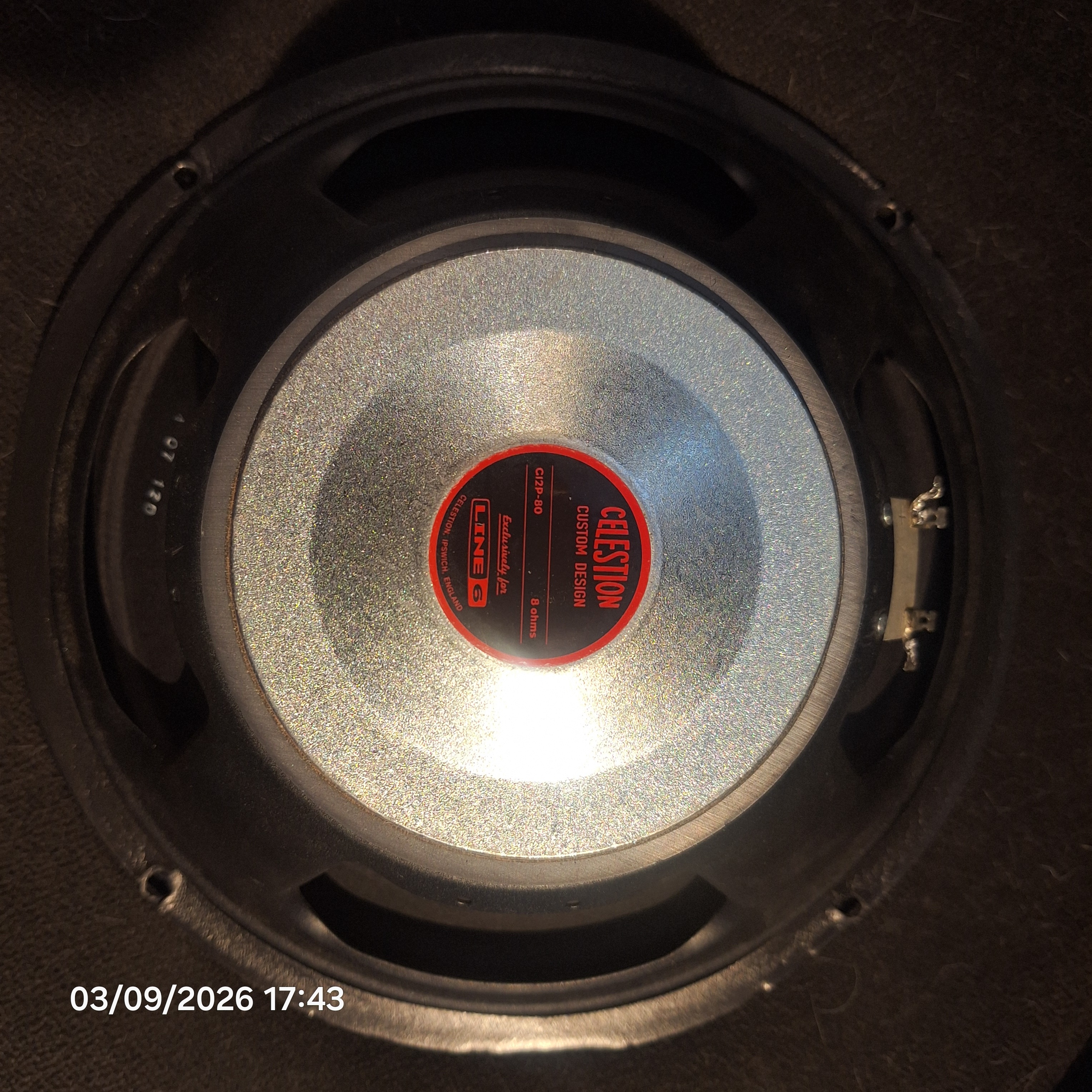Vends HP Seventy 80 8ohm badgé Line6