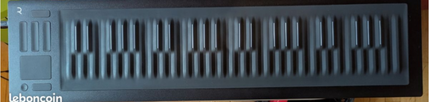 Seaboard rise 49 avec secteurs défectueuxJe vends ce seaboard rise 49 qui présente une zone défectueuse d'où son prix. La zone 