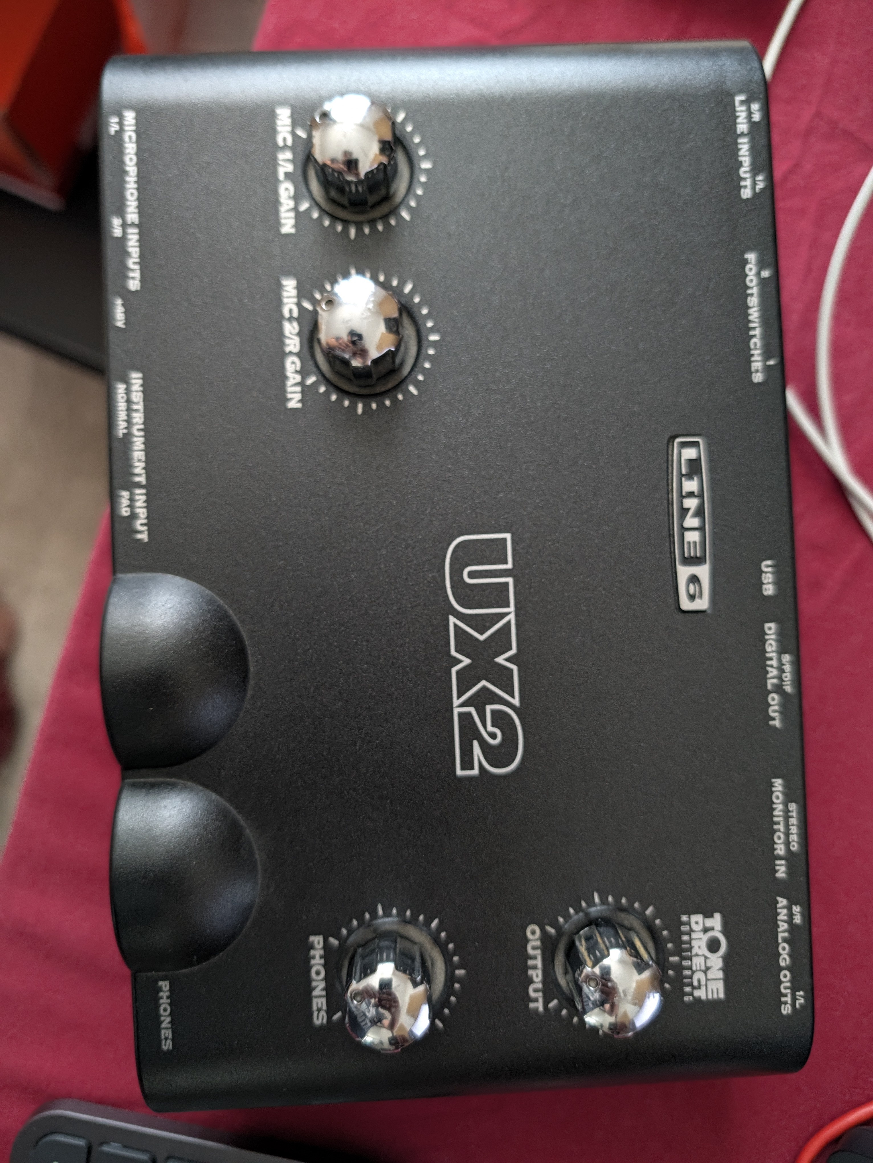 Line 6 UX2 Interface