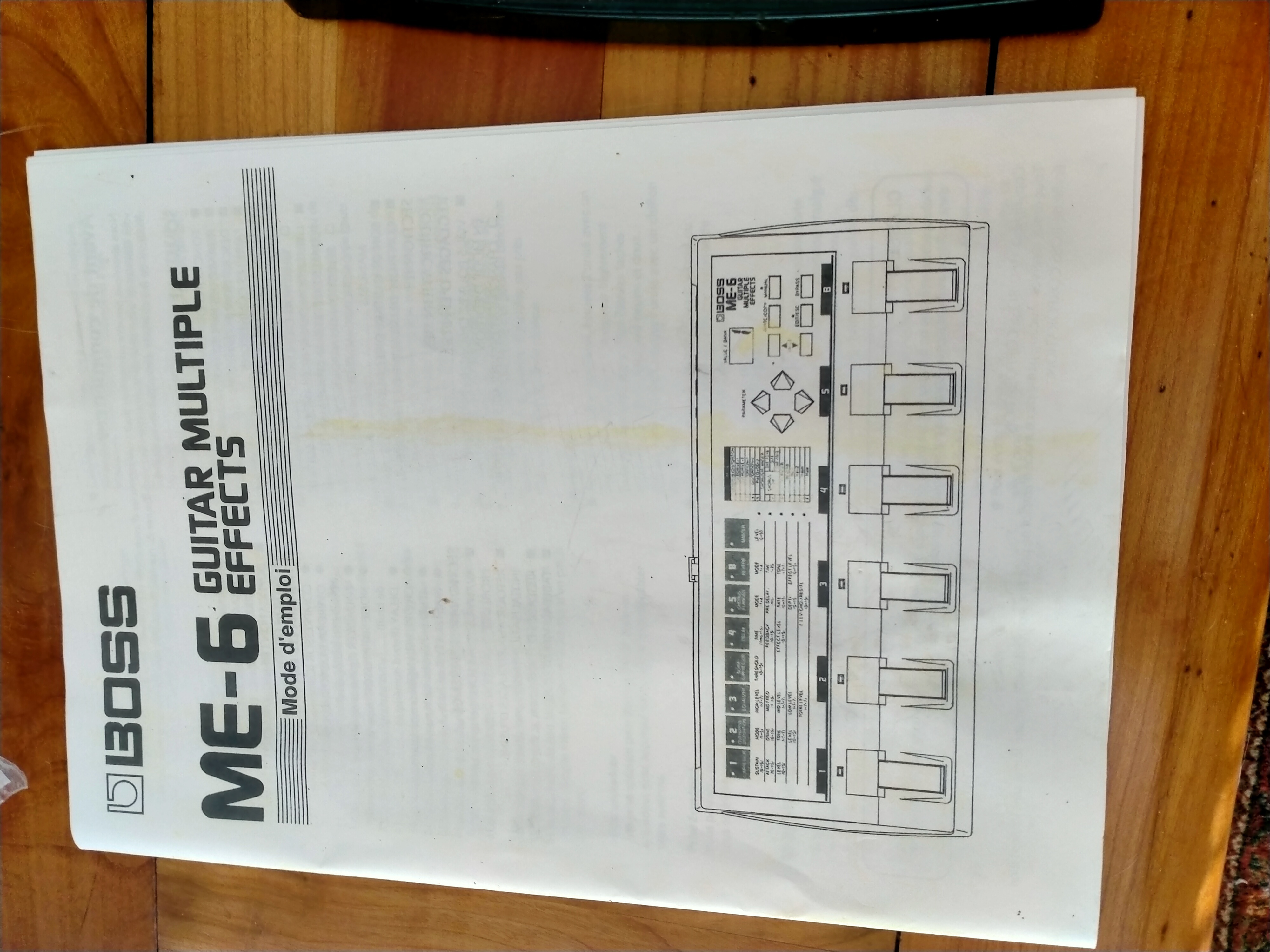 Boss ME-6 (72258)