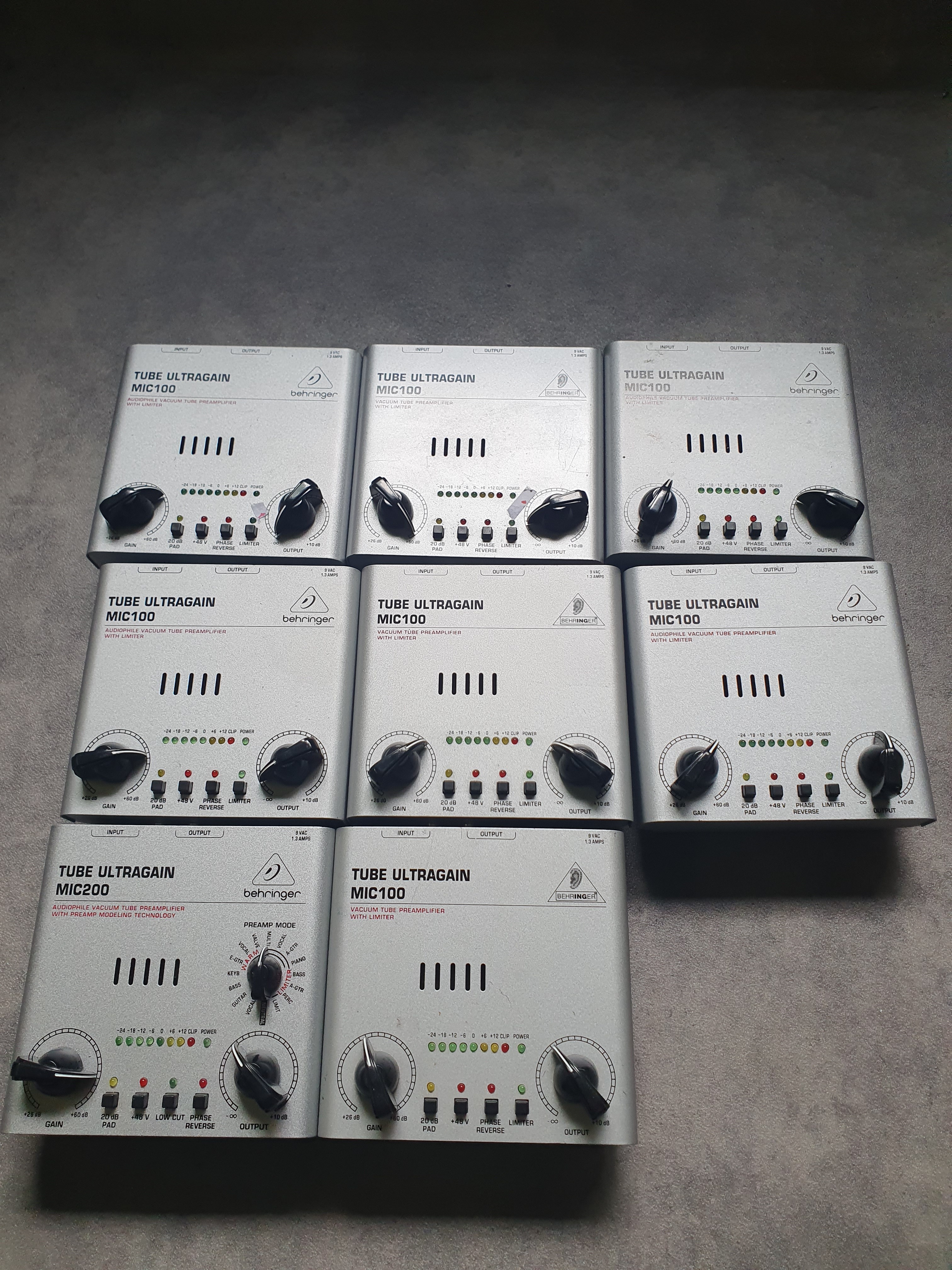 Vends 7 mic100