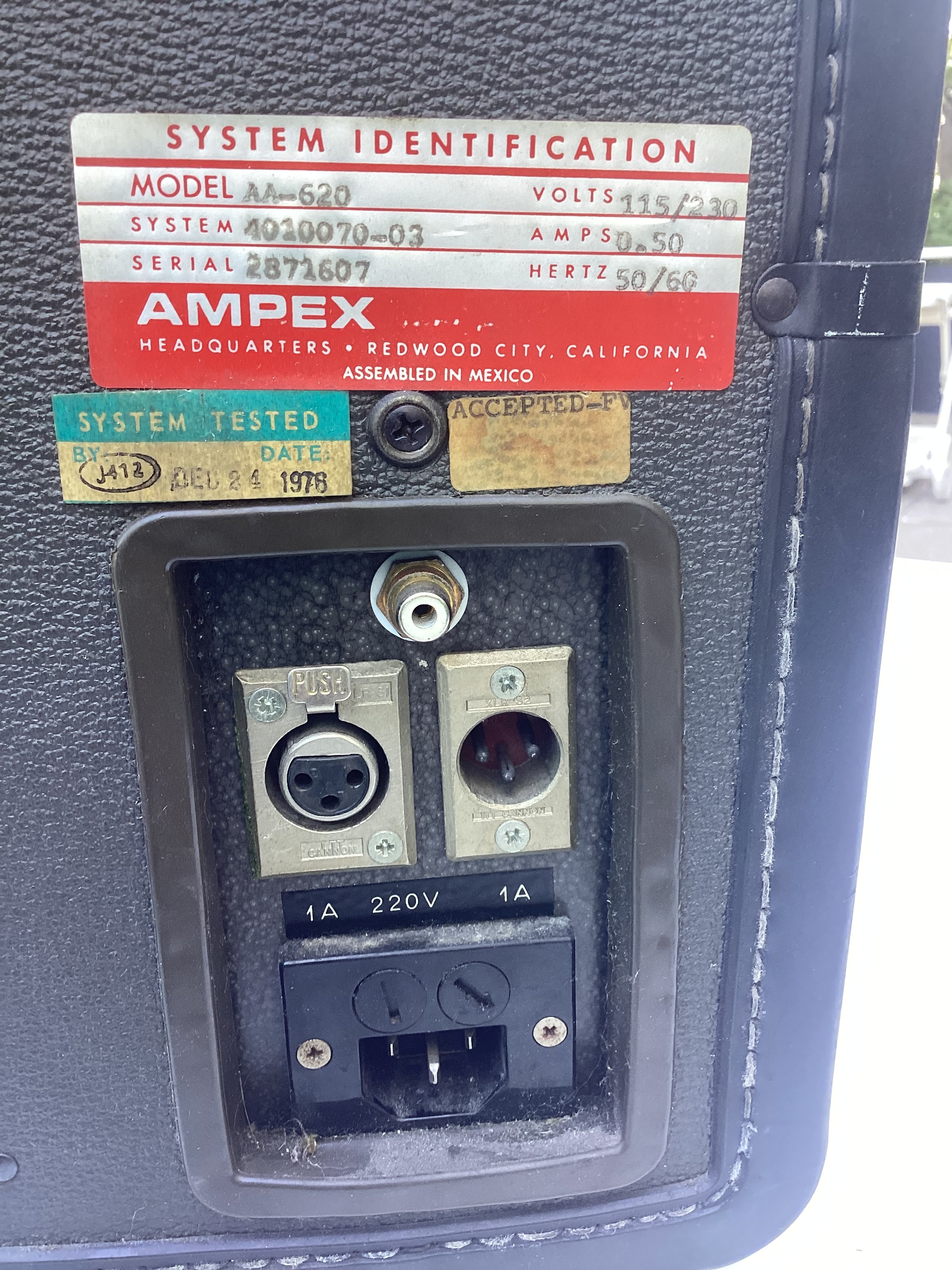 À vendre vintage Ampex AA 620 Speaker amplifier