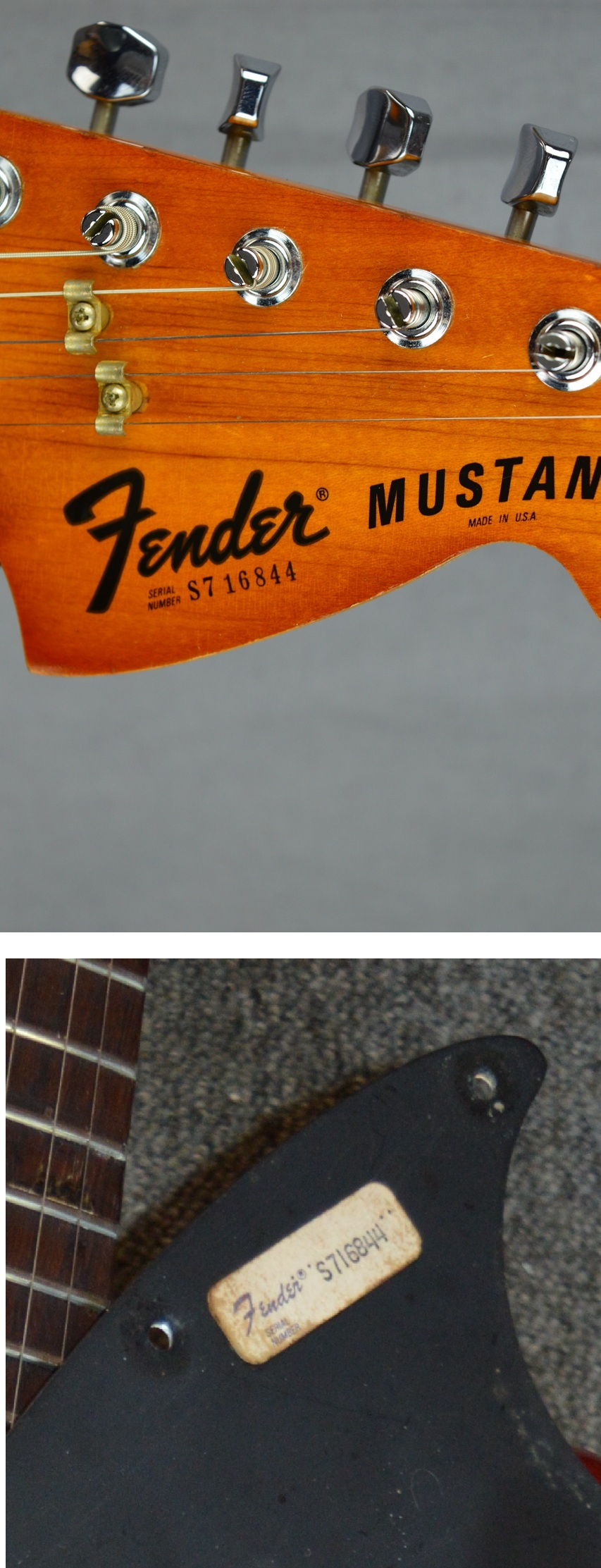FENDER mustang racing competition MG 1977 usa (1)