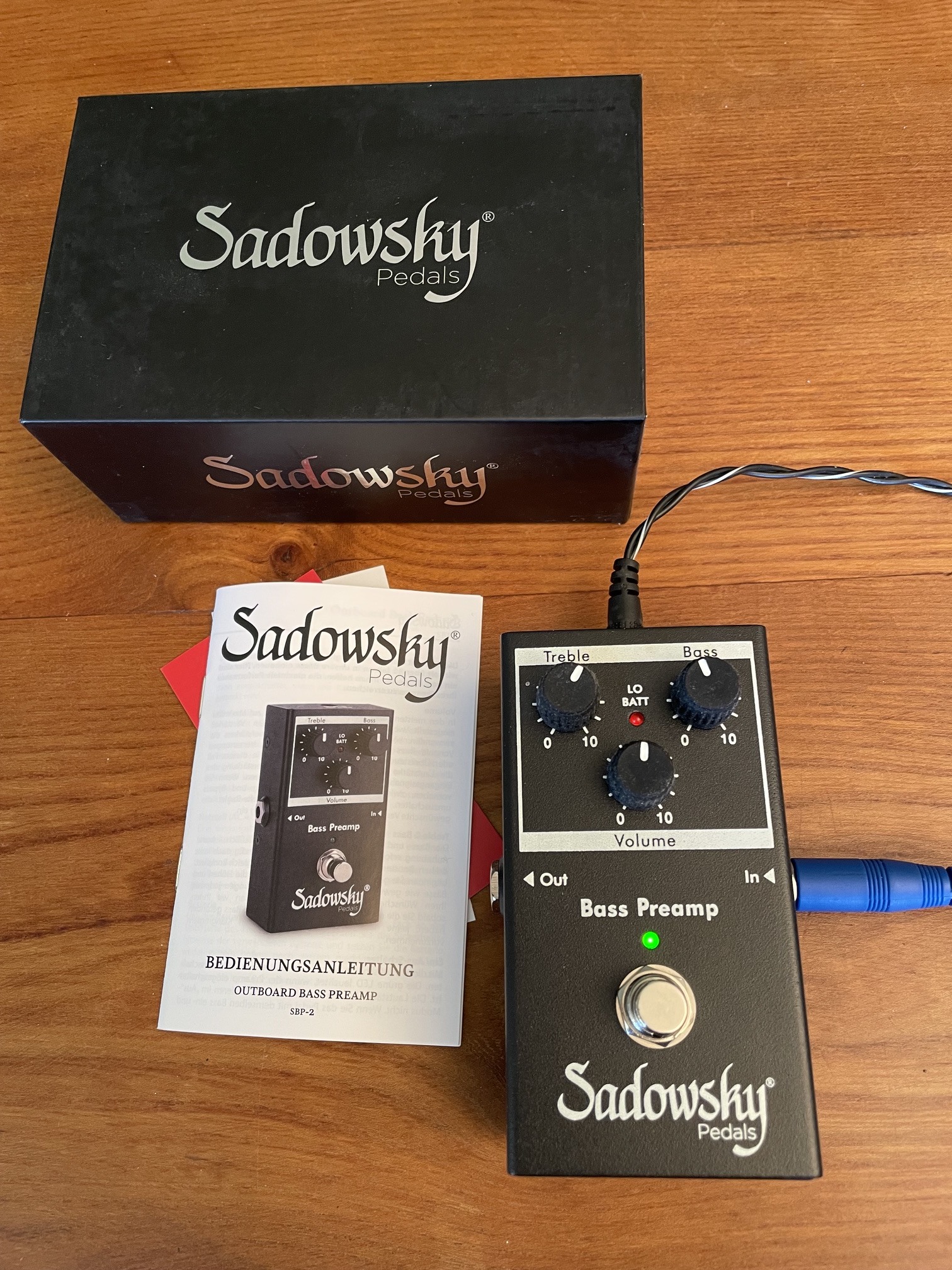 Vends pré ampli pour basse SADOWSKY SPB2