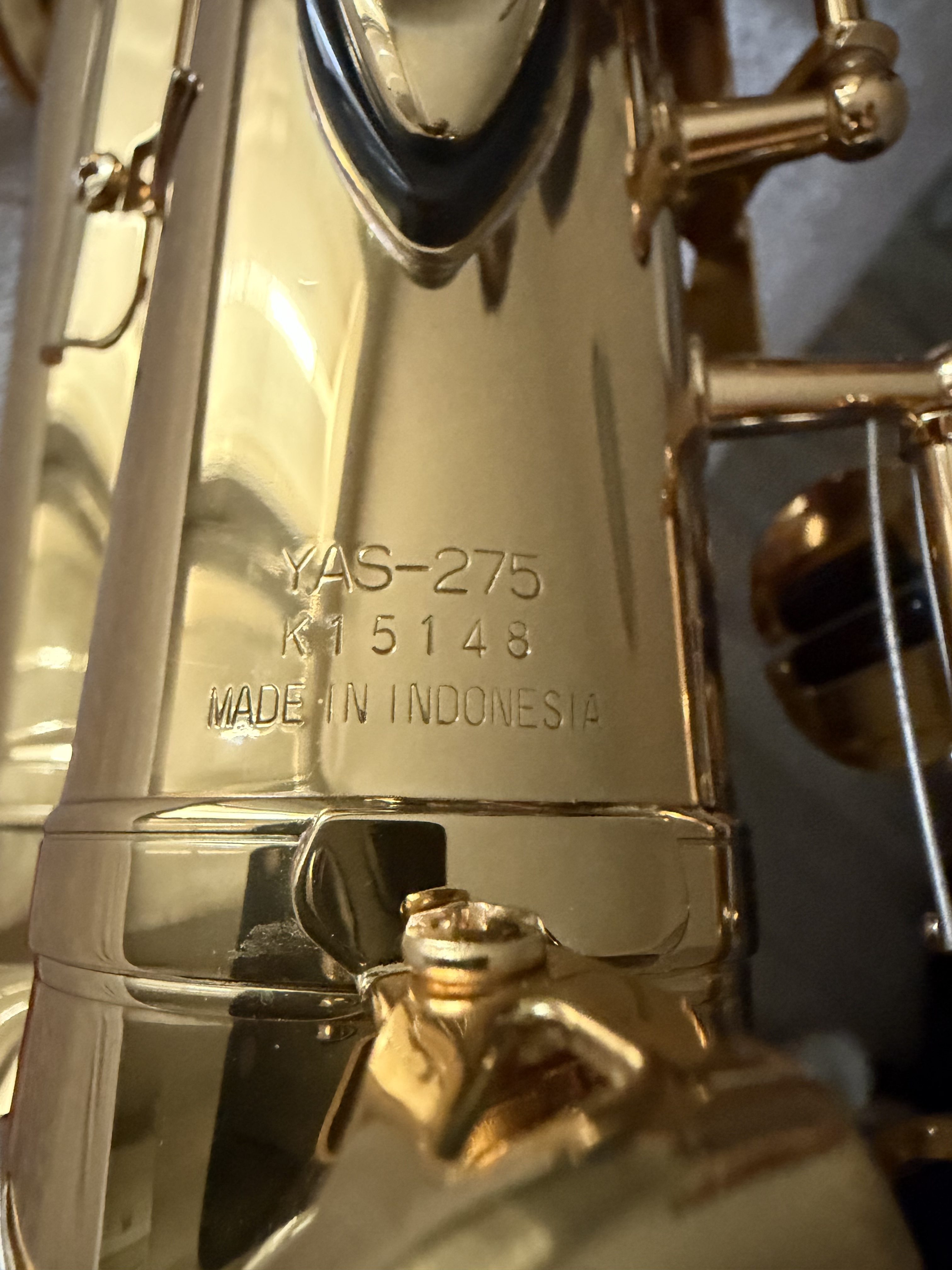 Vends saxophone alto Yamaha YAS-275