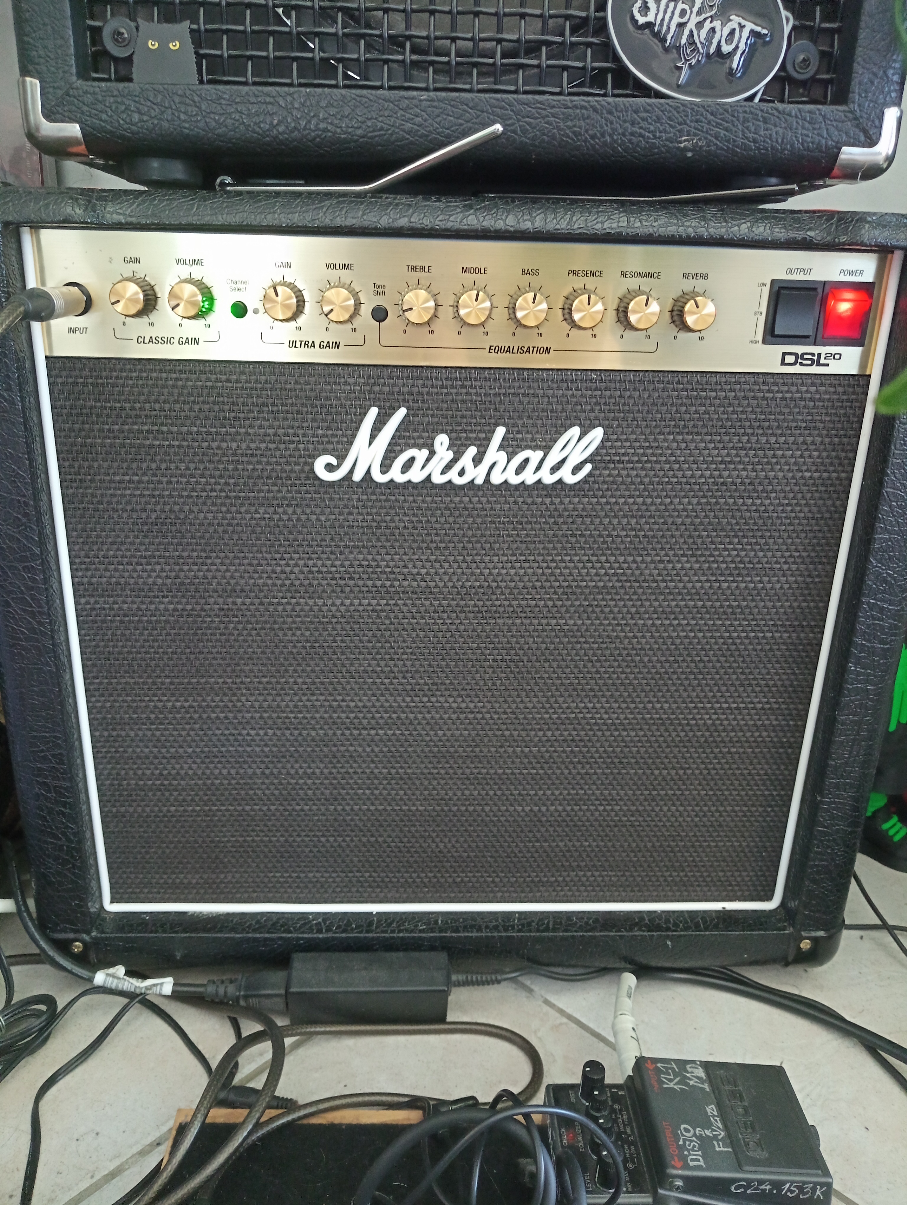 Marshall dsl20c à lampes