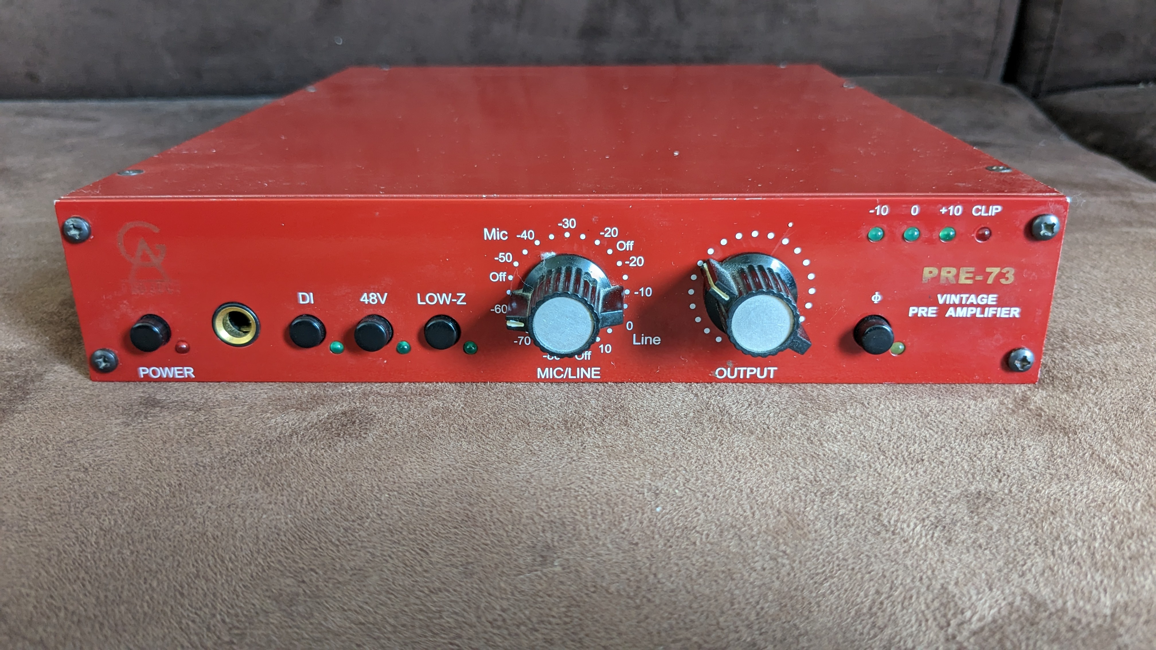 Préampli Studio Golden Age Project PRE-73 (inspiré par Neve 1073) - Sélecteur à réviser