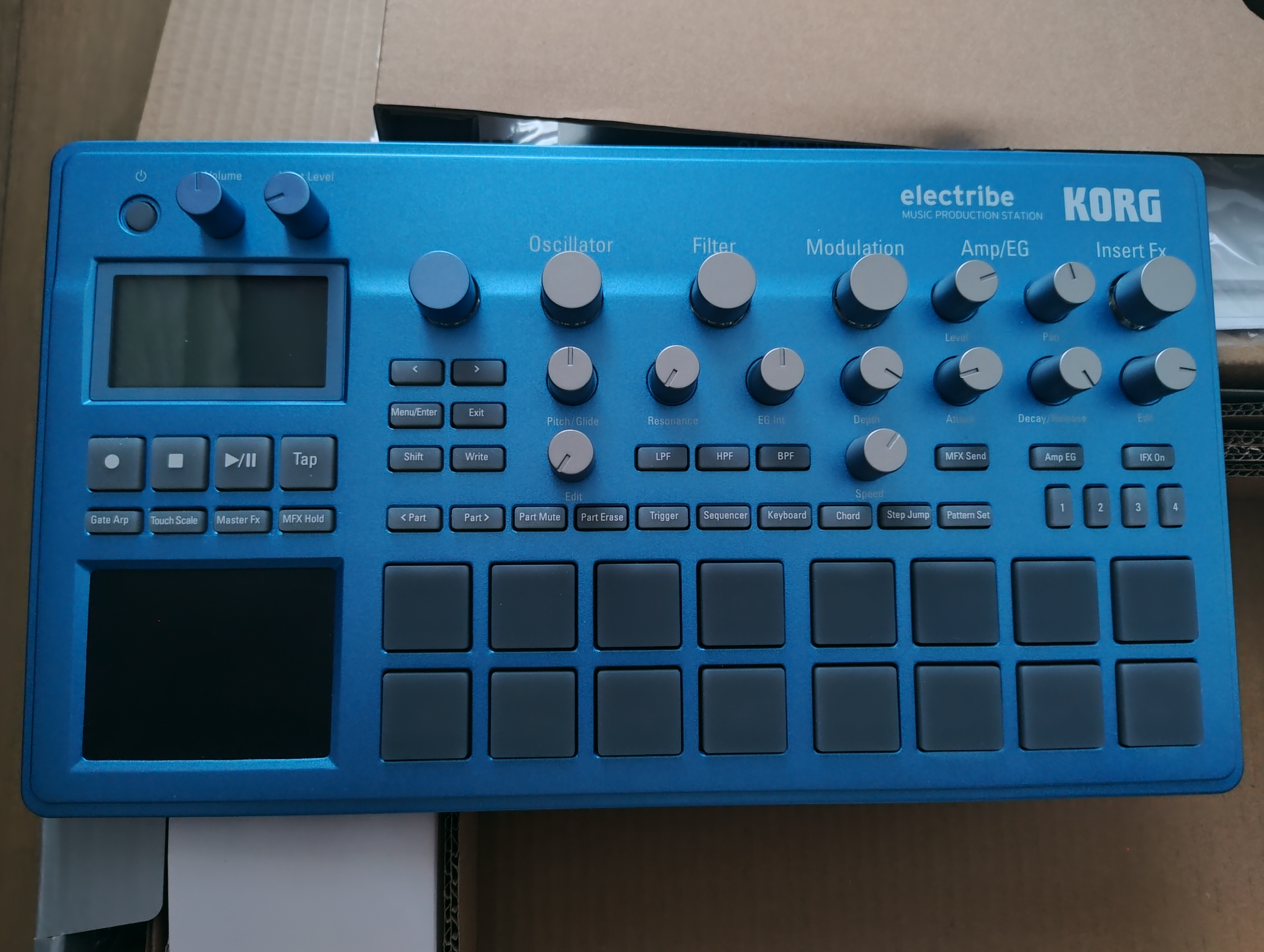 vends Korg Electribe 2 bleu