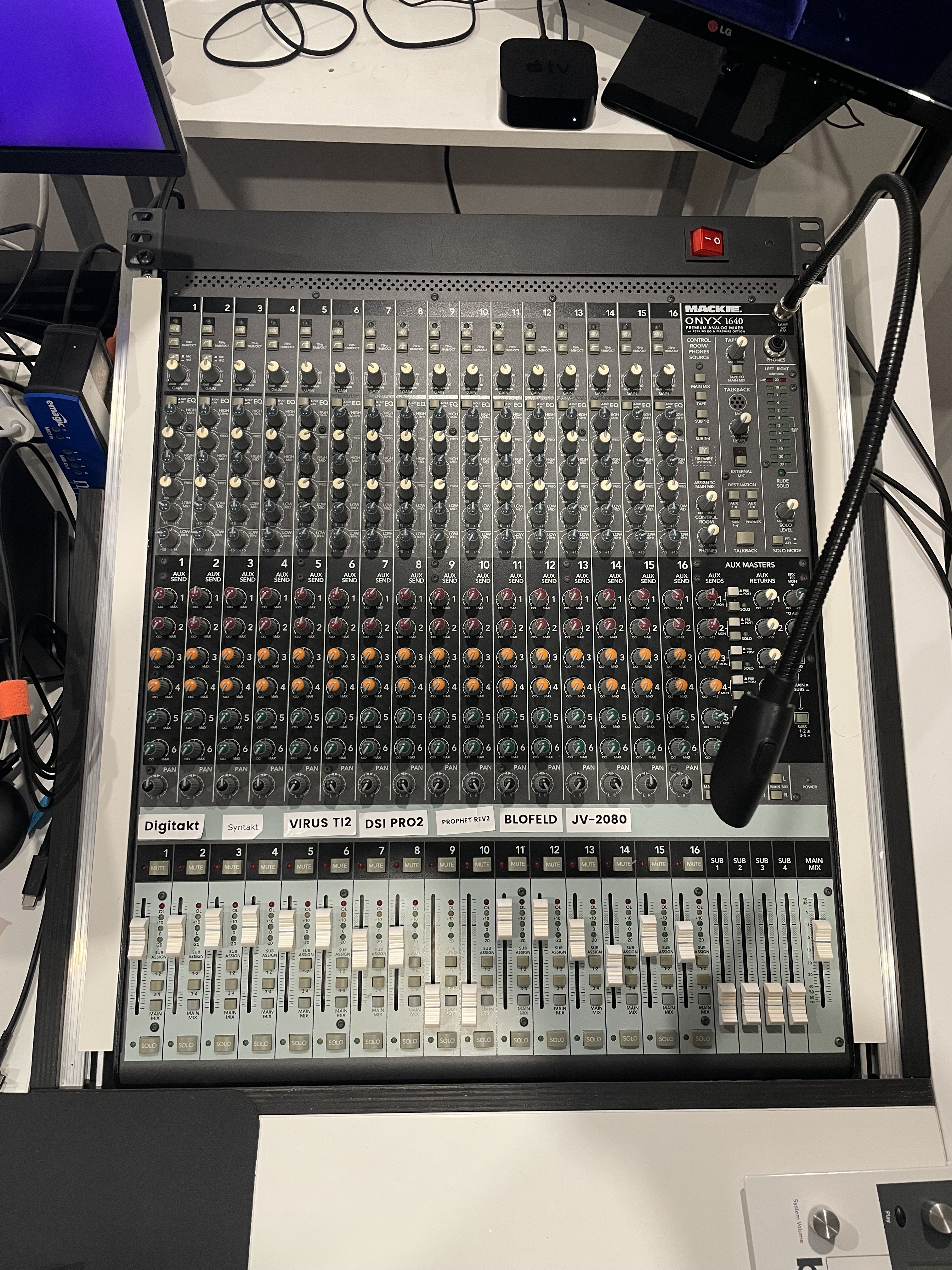 Vends table de mixage Mackie Onyx 1640