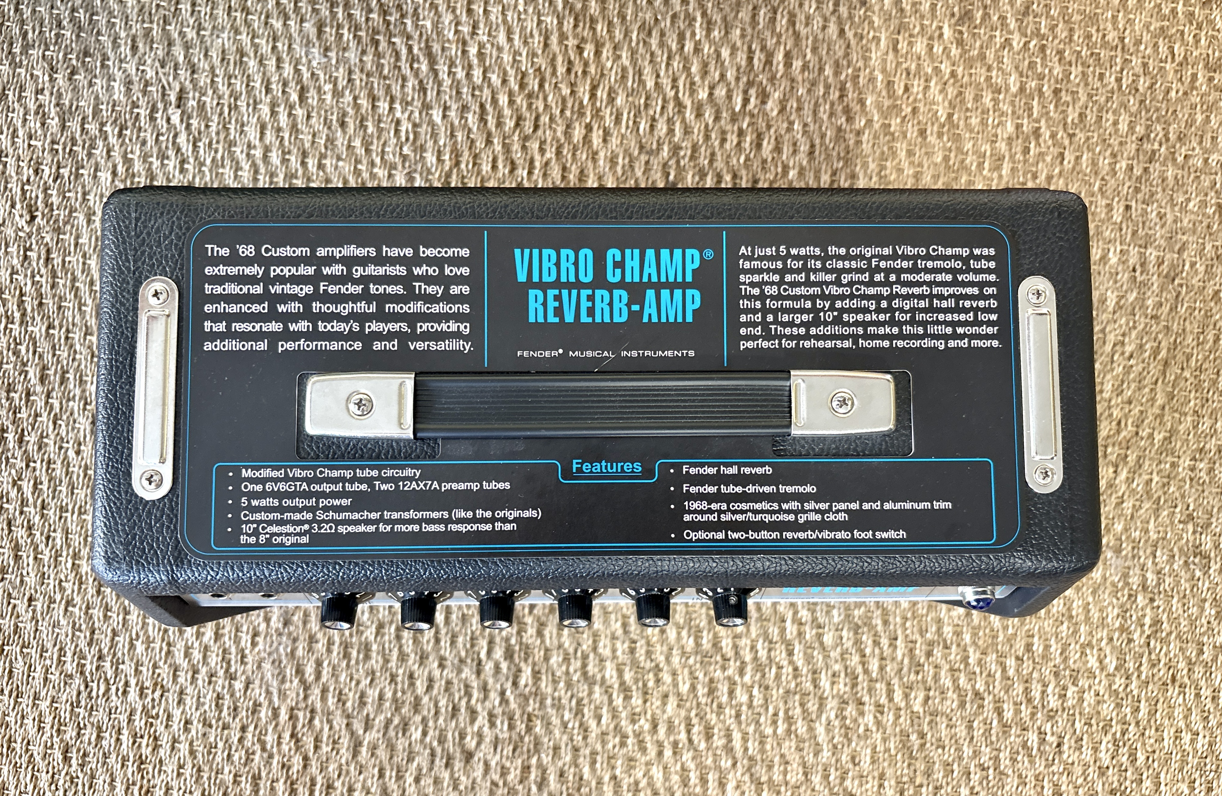 Fender '68 Custom Vibro Champ Reverb (7156)
