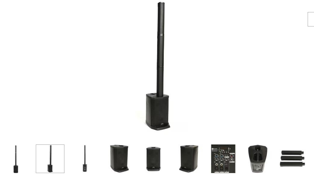 CS200 systeme sonorisation portable avec housses, neuf  
