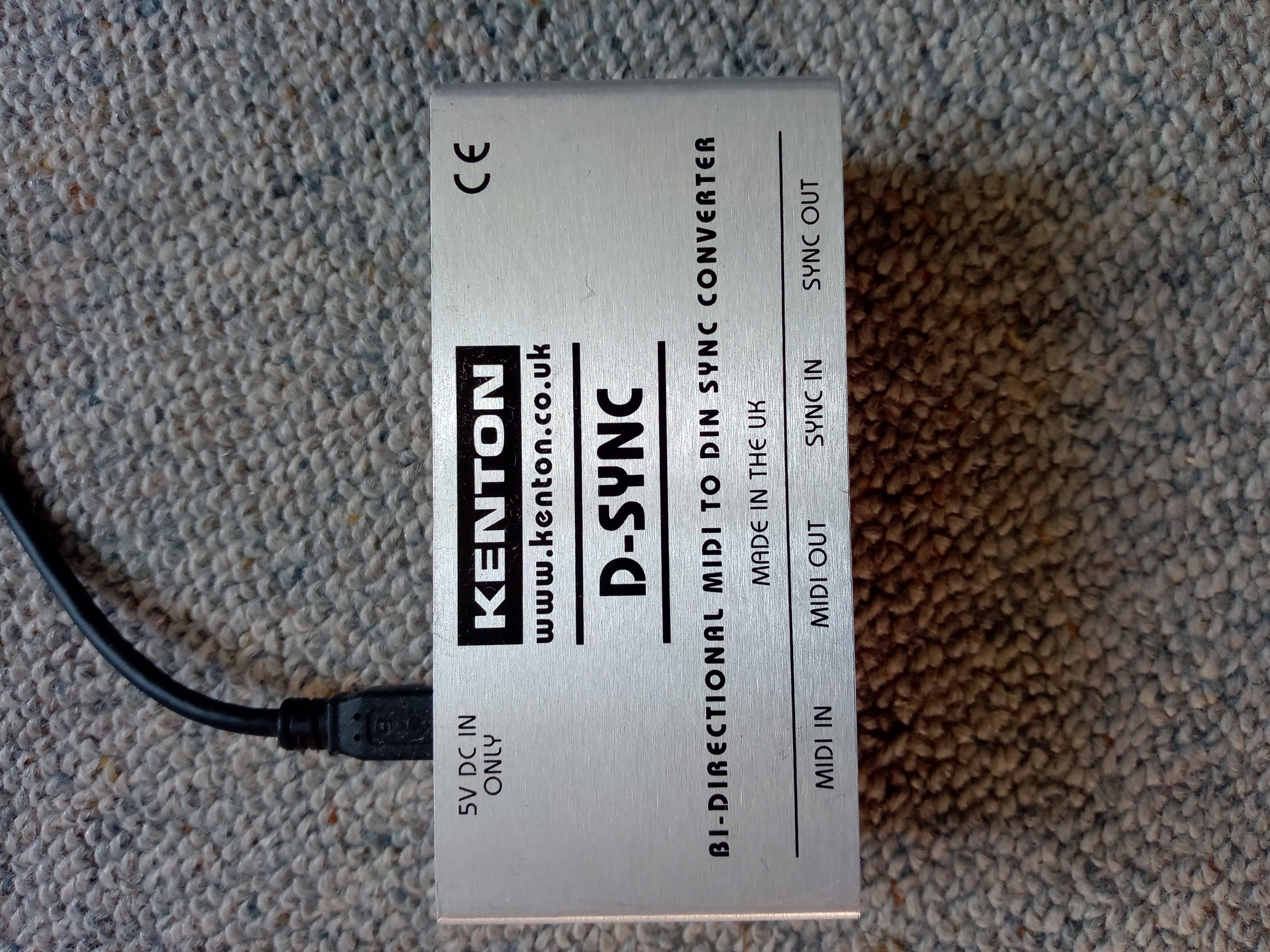 Vends Kenton D-SYNC (convertisseur Midi  Din-Sync)