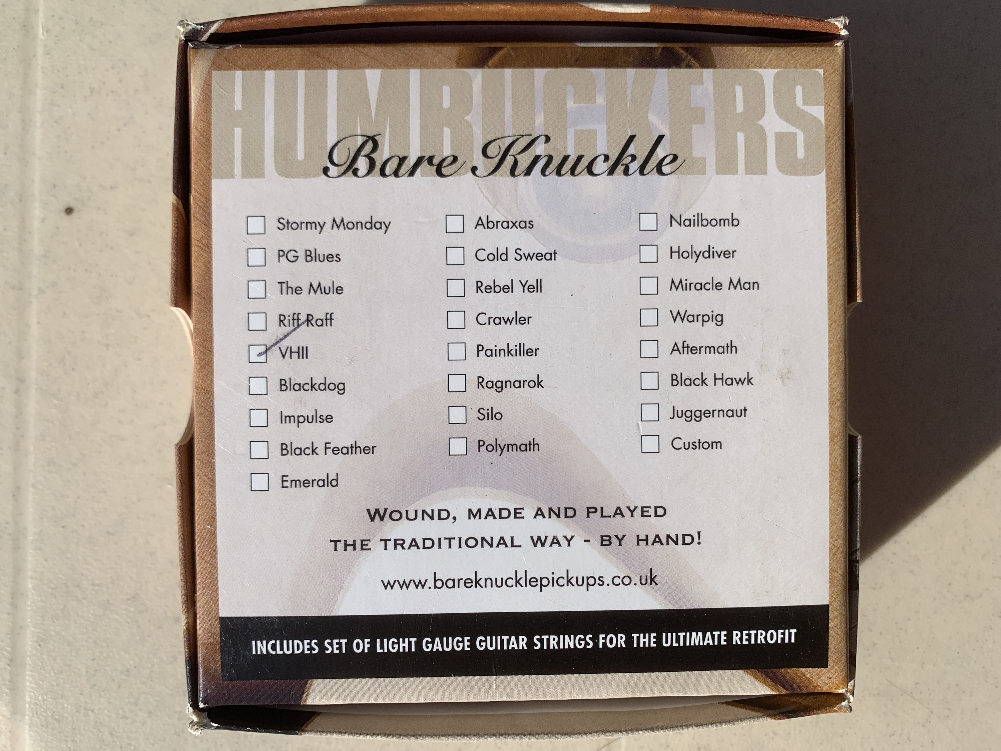 Bare Knuckle Pickups VH II (67680)