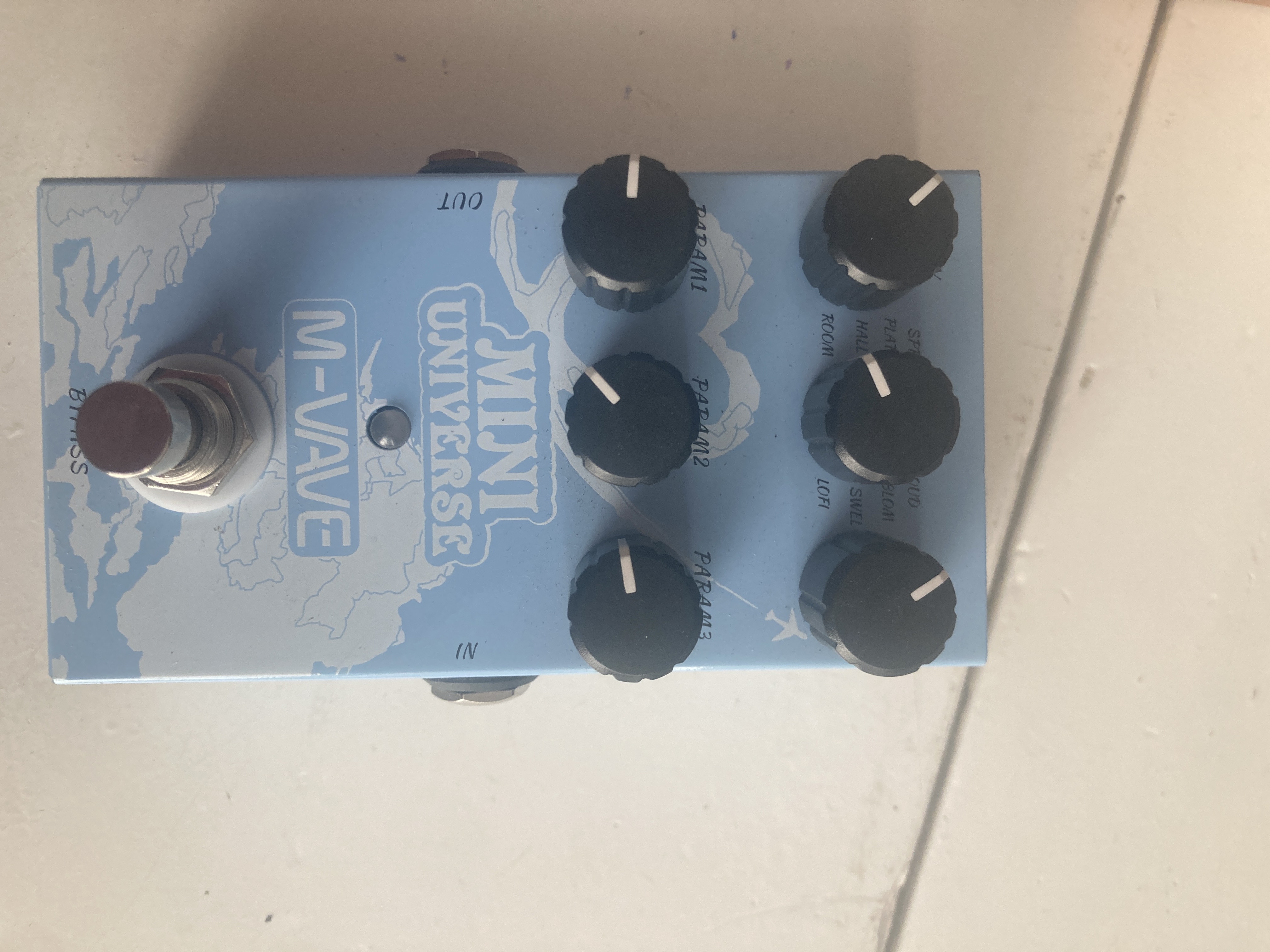 M-Vave Mini Universe – pédale reverb – comme neuve