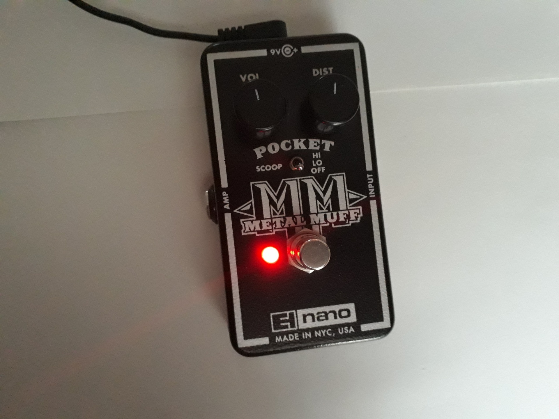 Pédale distorsion guitare Electro-Harmonix Pocket Metal Muff
