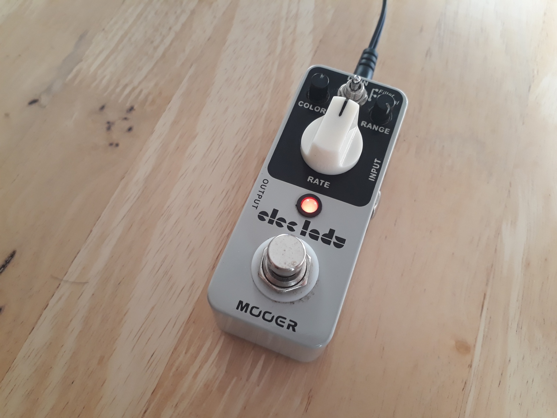 Pédale flanger Mooer ElecLady (proche Ehx Electric Mistress)