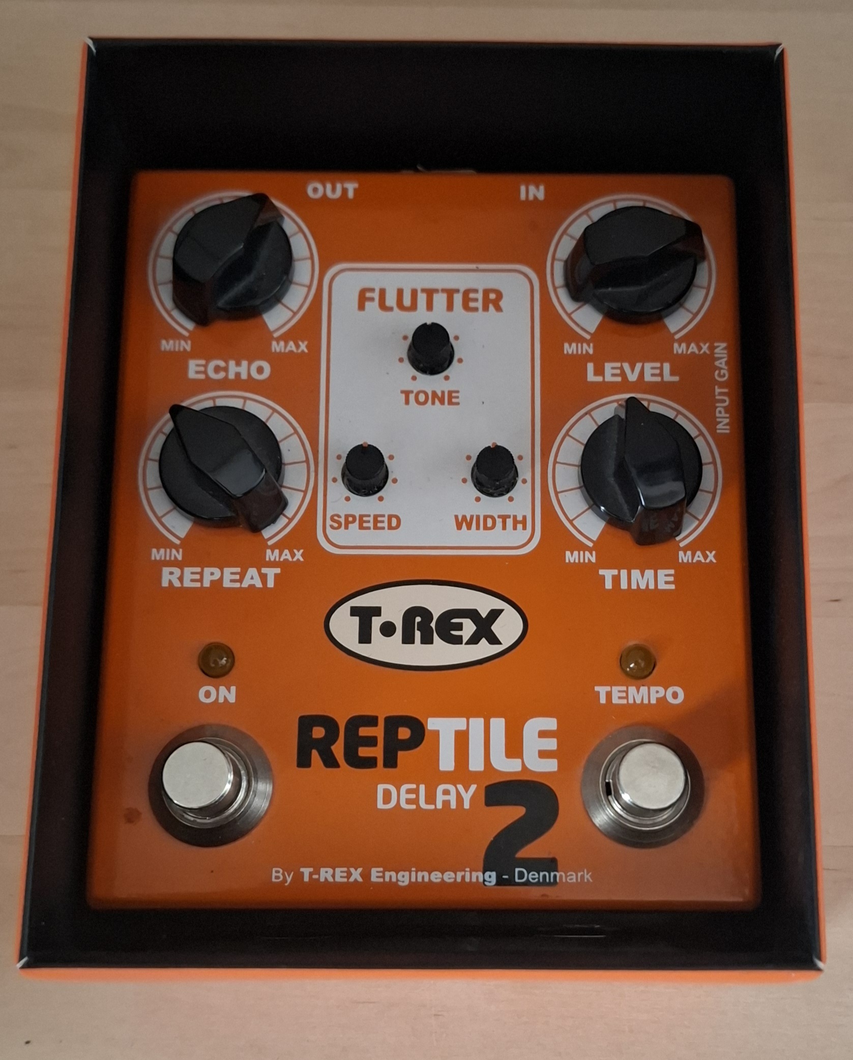 Vends pédale delay analogique t rex reptile 2
