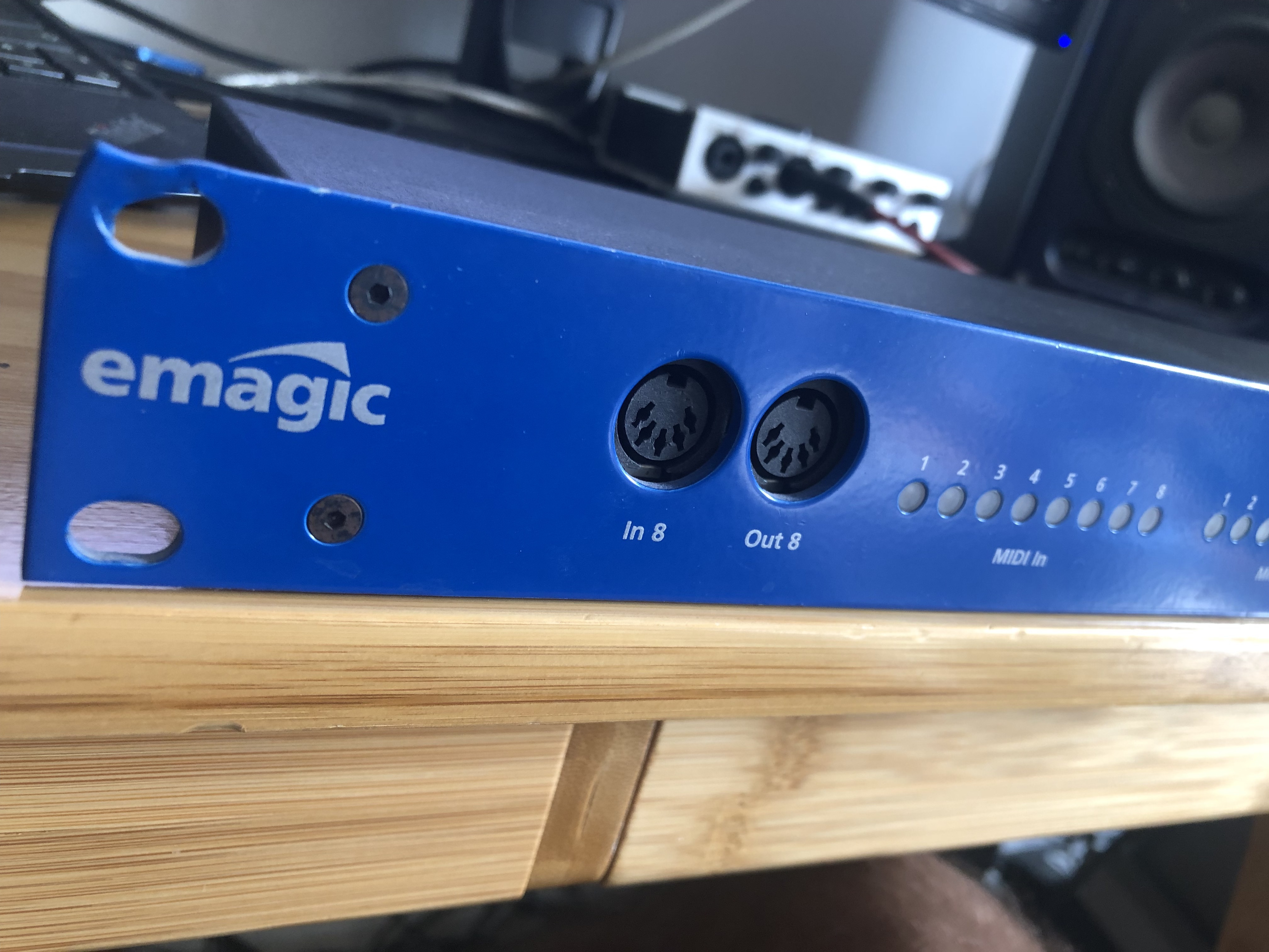 Interface MIDI 8x8 AMT8 Emagic 
