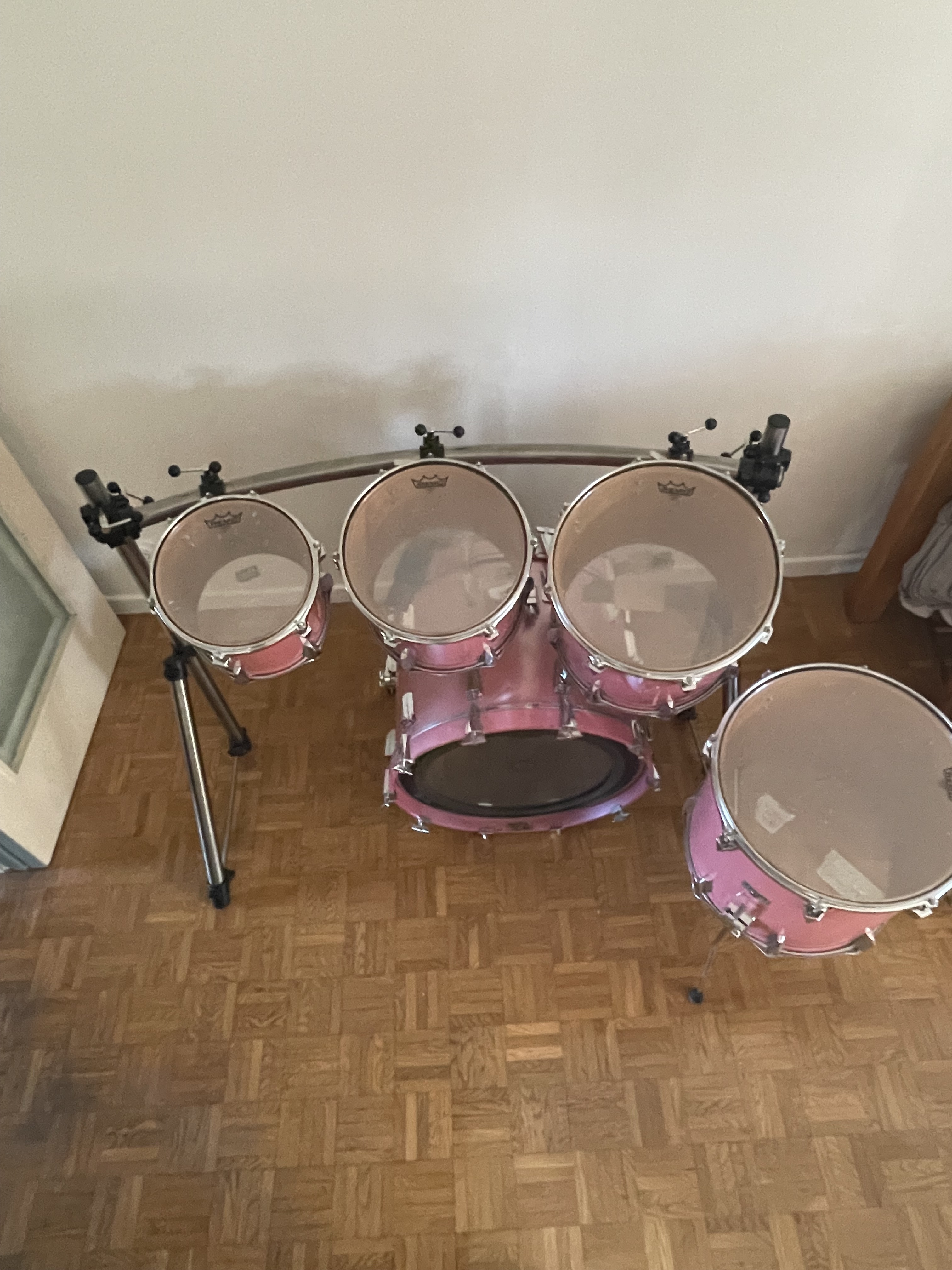 TAMA Granstar année 90 Cherry Rose 7 futs