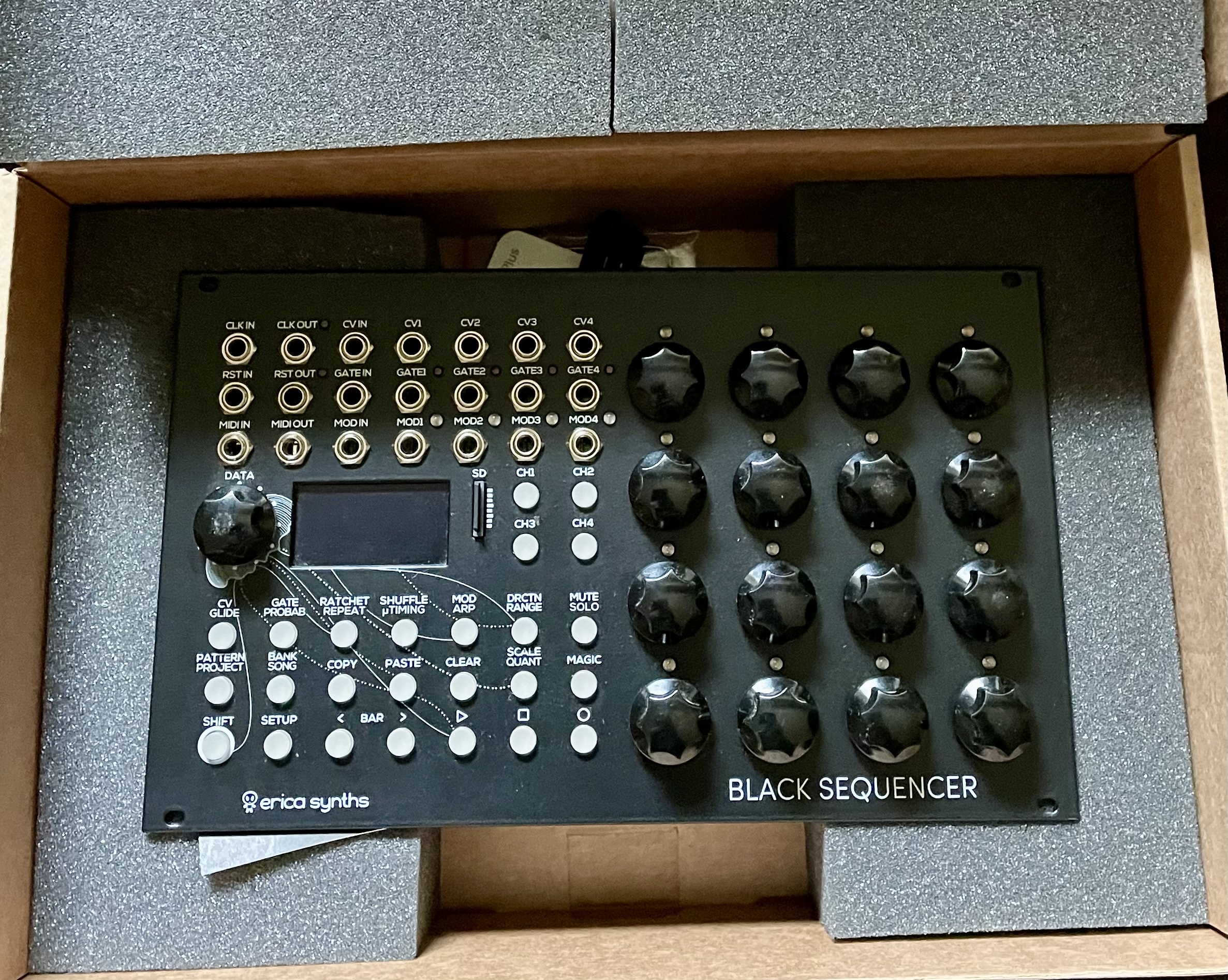 Vends mon Erica Synths Black Sequencer
