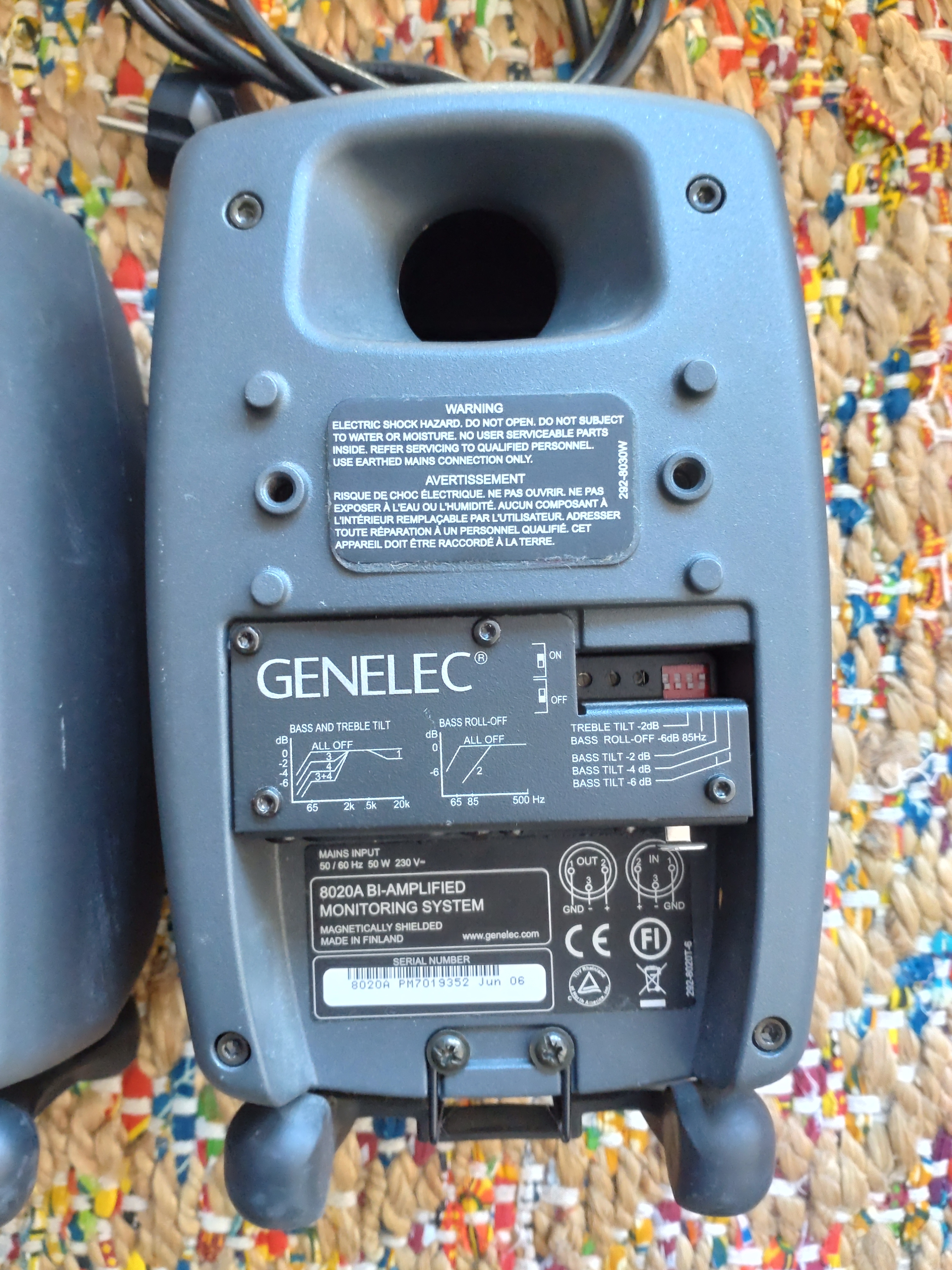 Vends Genelec 8020A (paire)