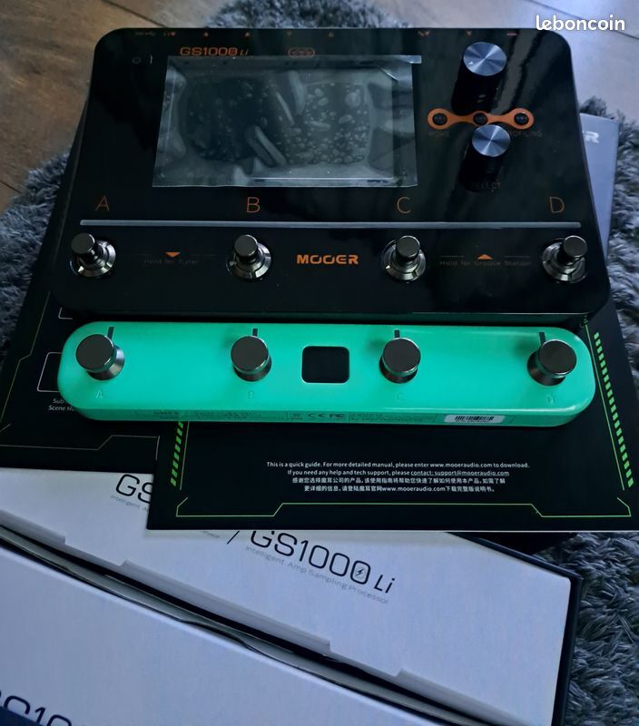 MOOER GS1000 Li + pédalier sans fil MOOER GWF4