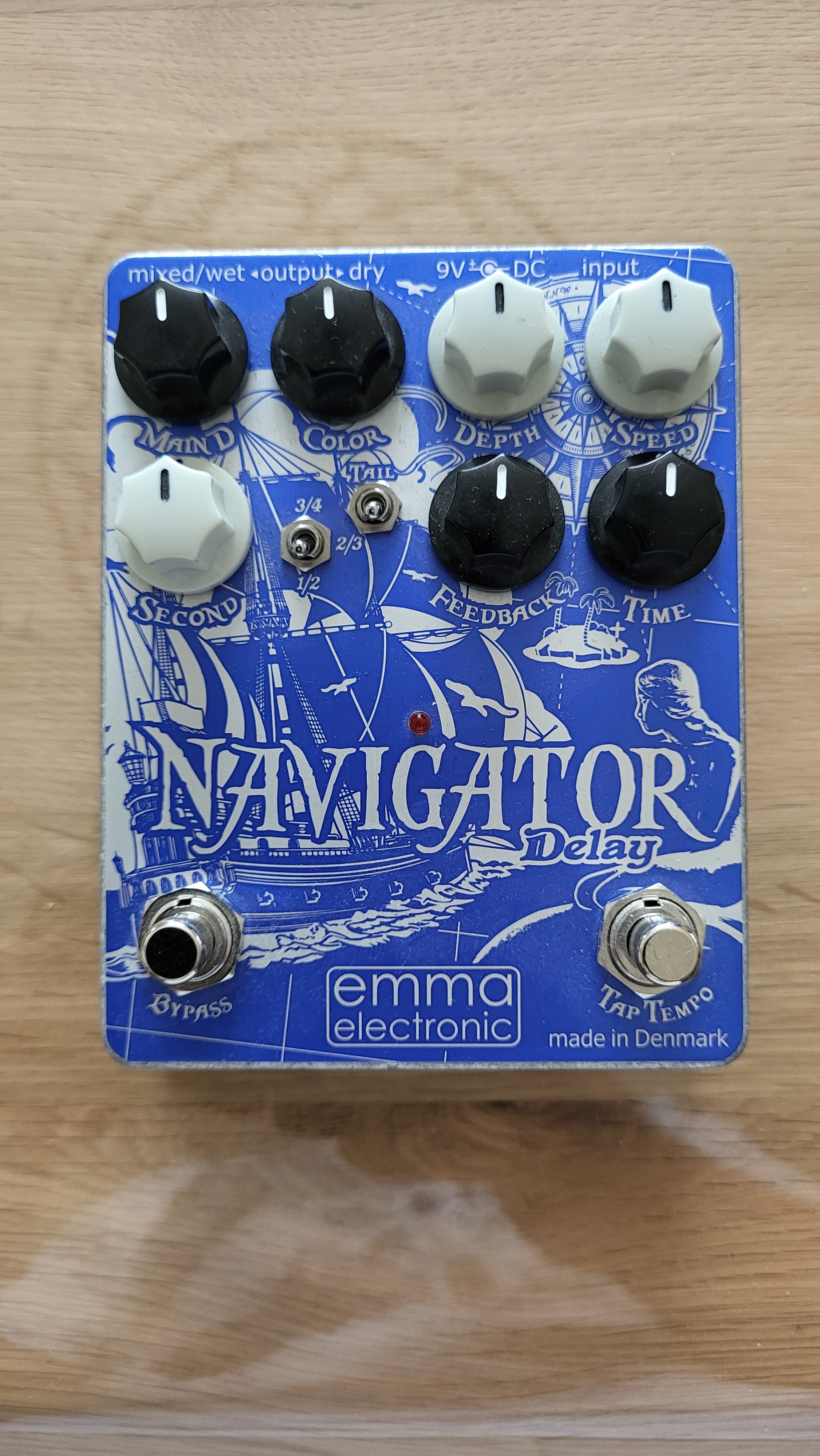 EMMA Electronic Navigator Delay – Made in Denmark – Comme neuve + boîte & accessoires