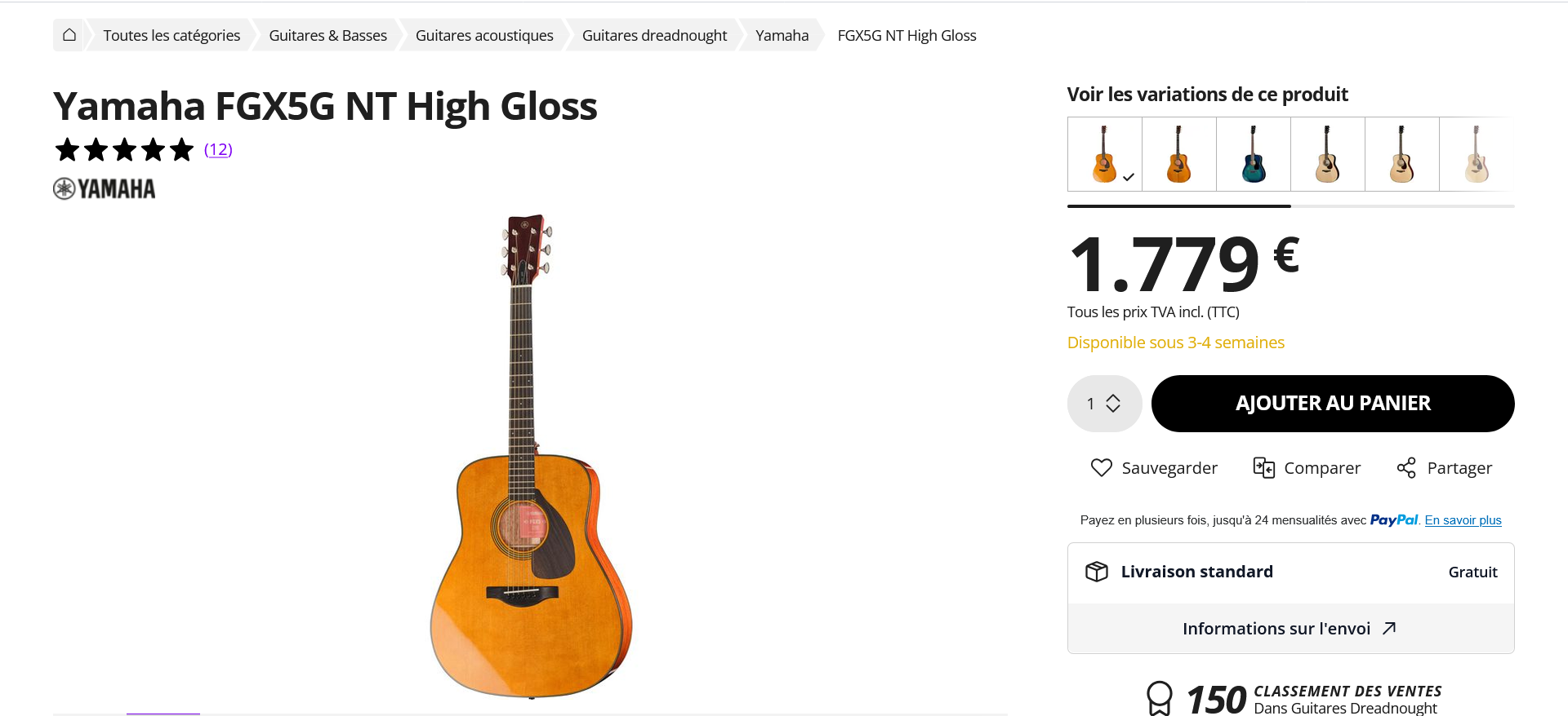 Screenshot 2026-09-09 at 08-47-54 Yamaha FGX5G NT High Gloss – Thomann France