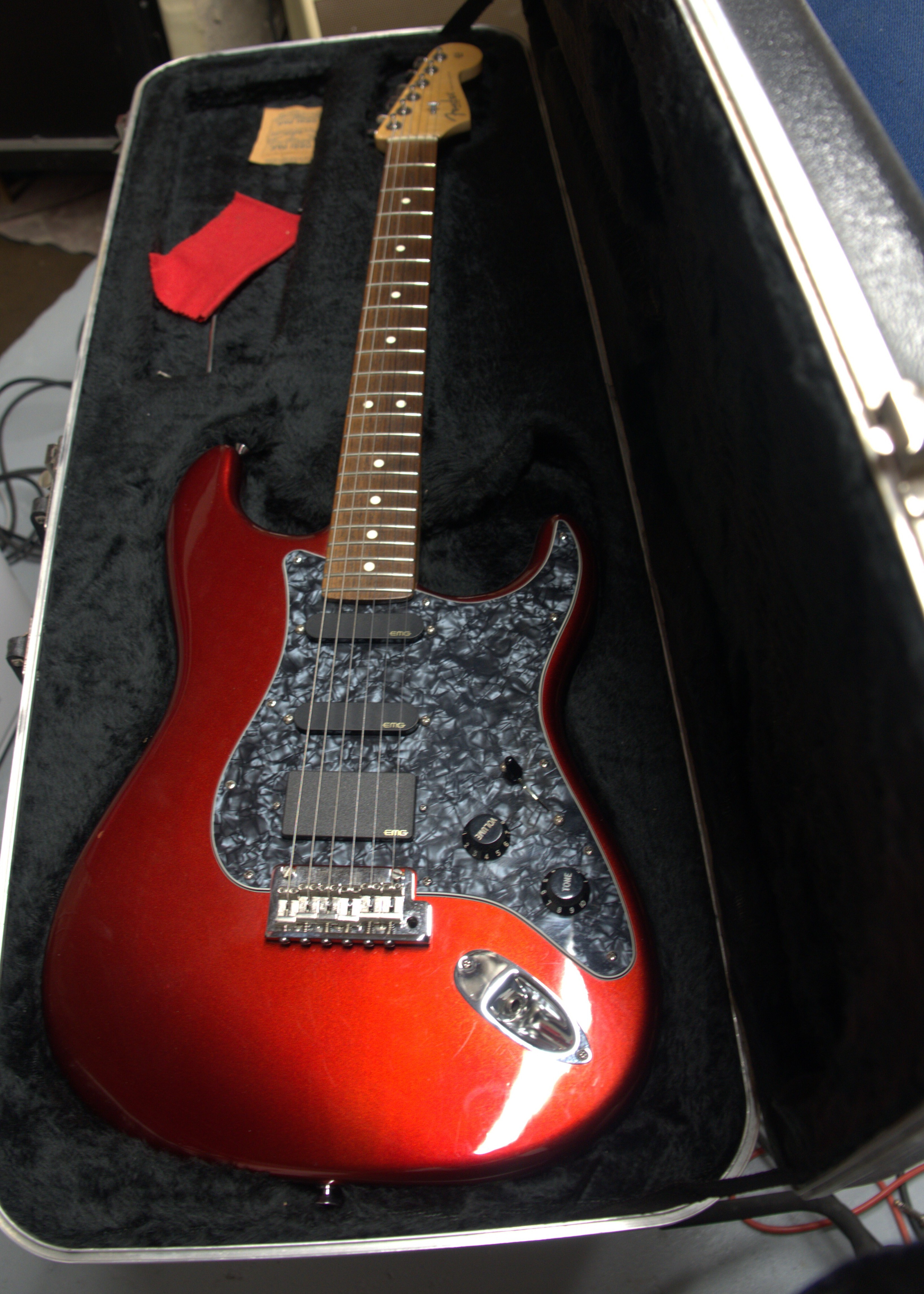 Fender Stratocaster USA 2009 Micro:EMG SL20 Steve Lukather 2009 - Candy Cola