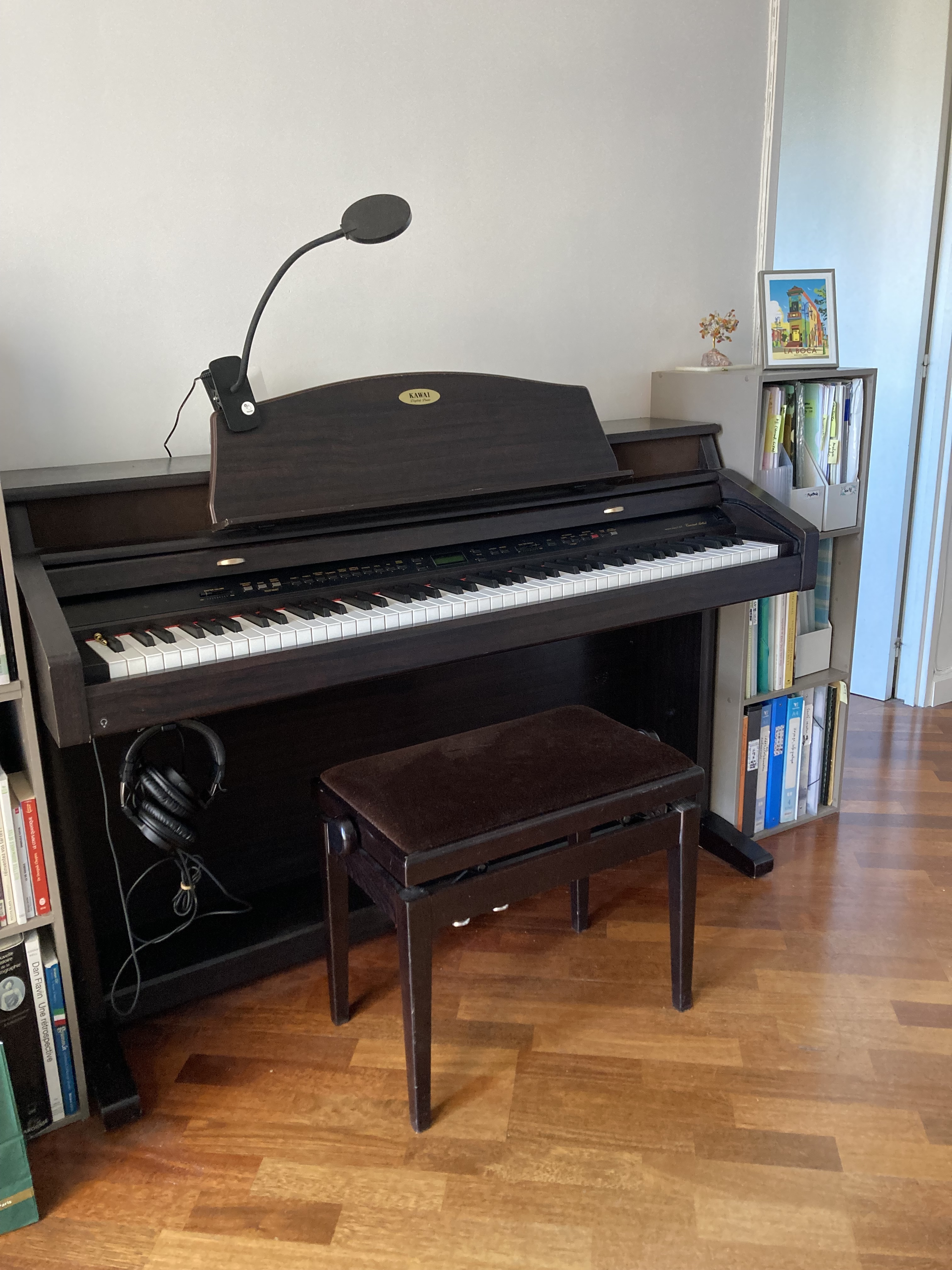 Kawai CA7 Concert Artist – clavier 88 touches bois AWA Grand PRO + banquette/casque