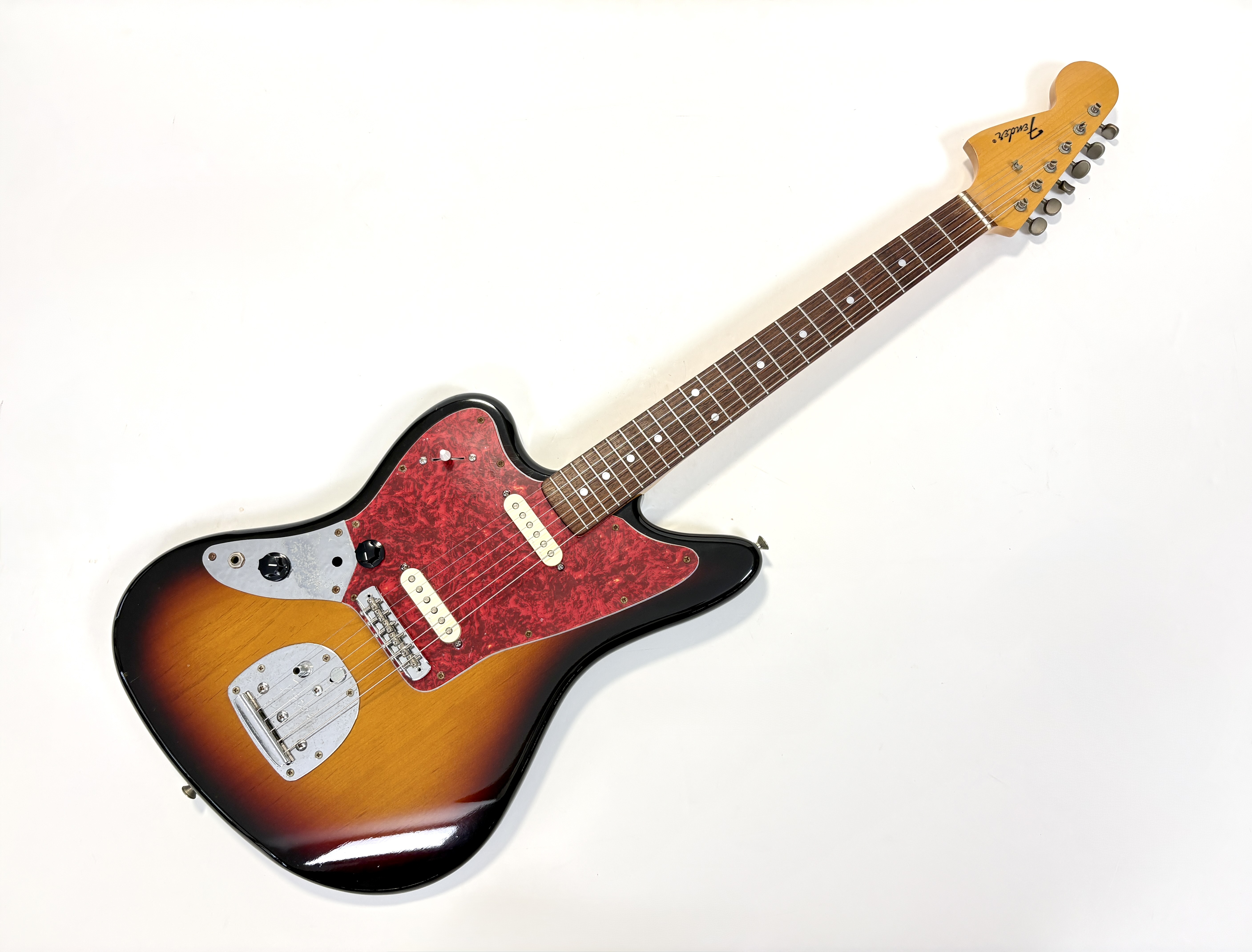Fender Jaguar JG-66 Sunburst 1995-1996 Gaucher LH Made in Japan
