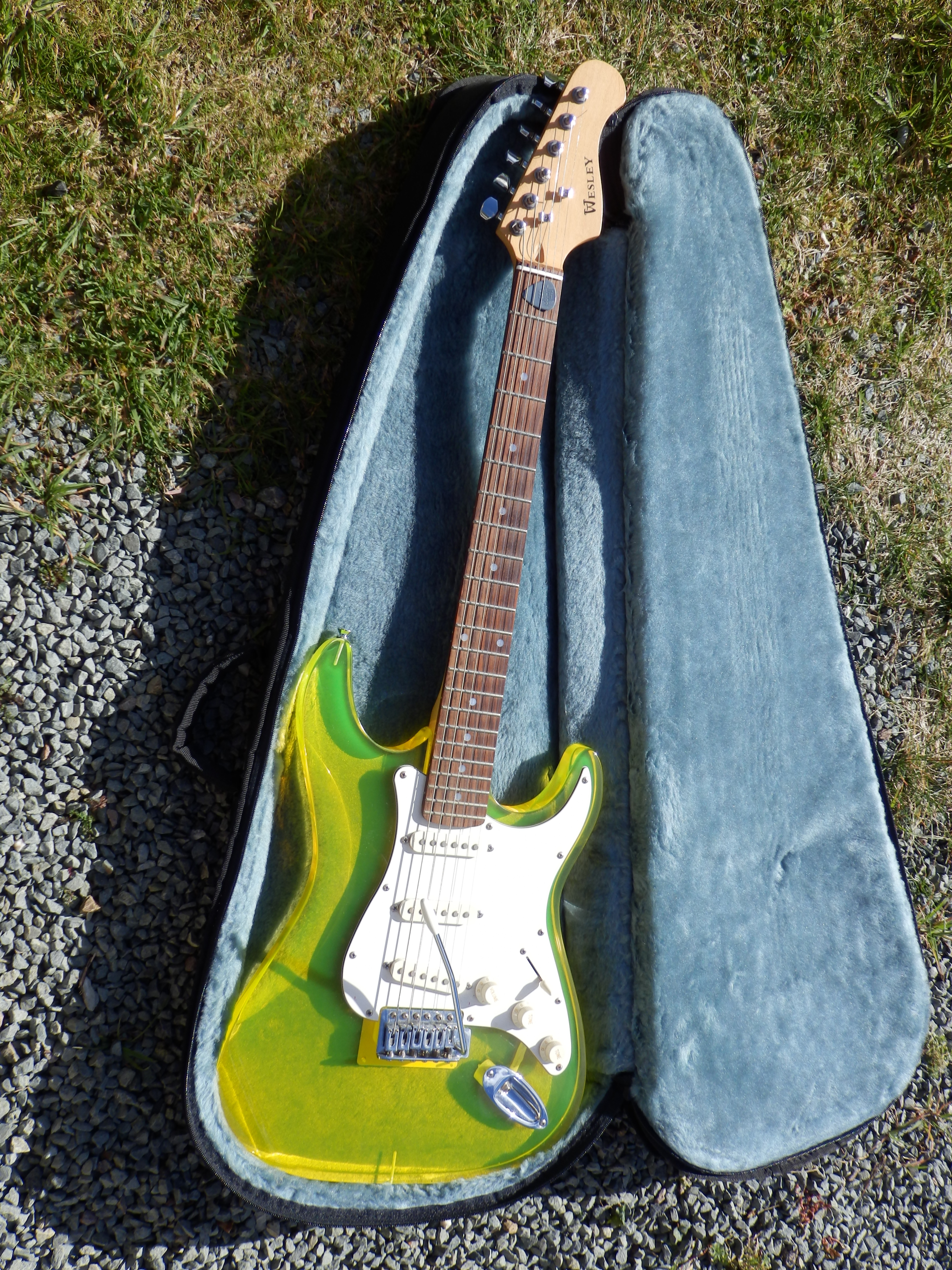 Wesley Guitars wesley acryl'o'paul transparent clear (11009)