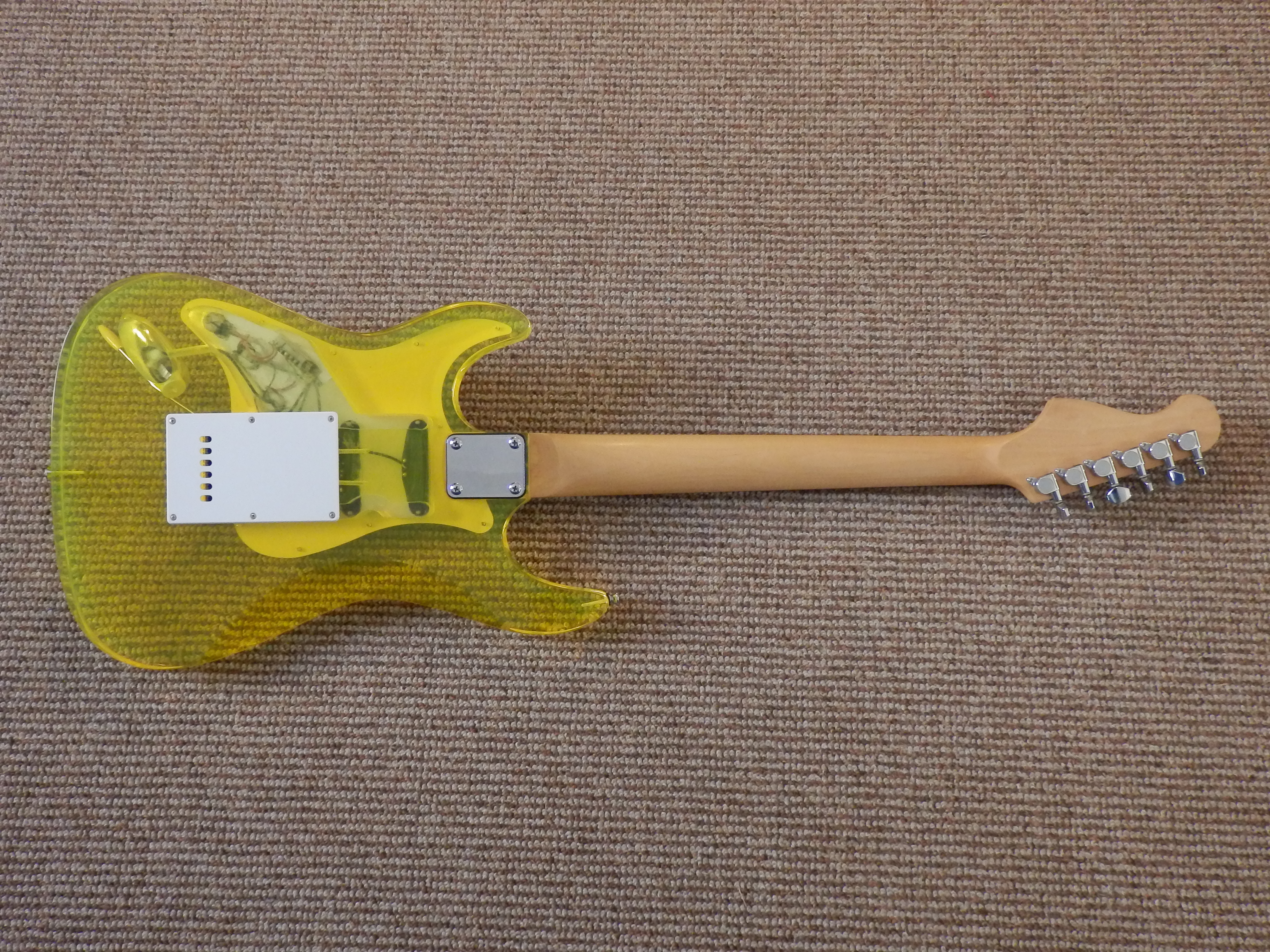 Wesley Guitars wesley acryl'o'paul transparent clear (48947)
