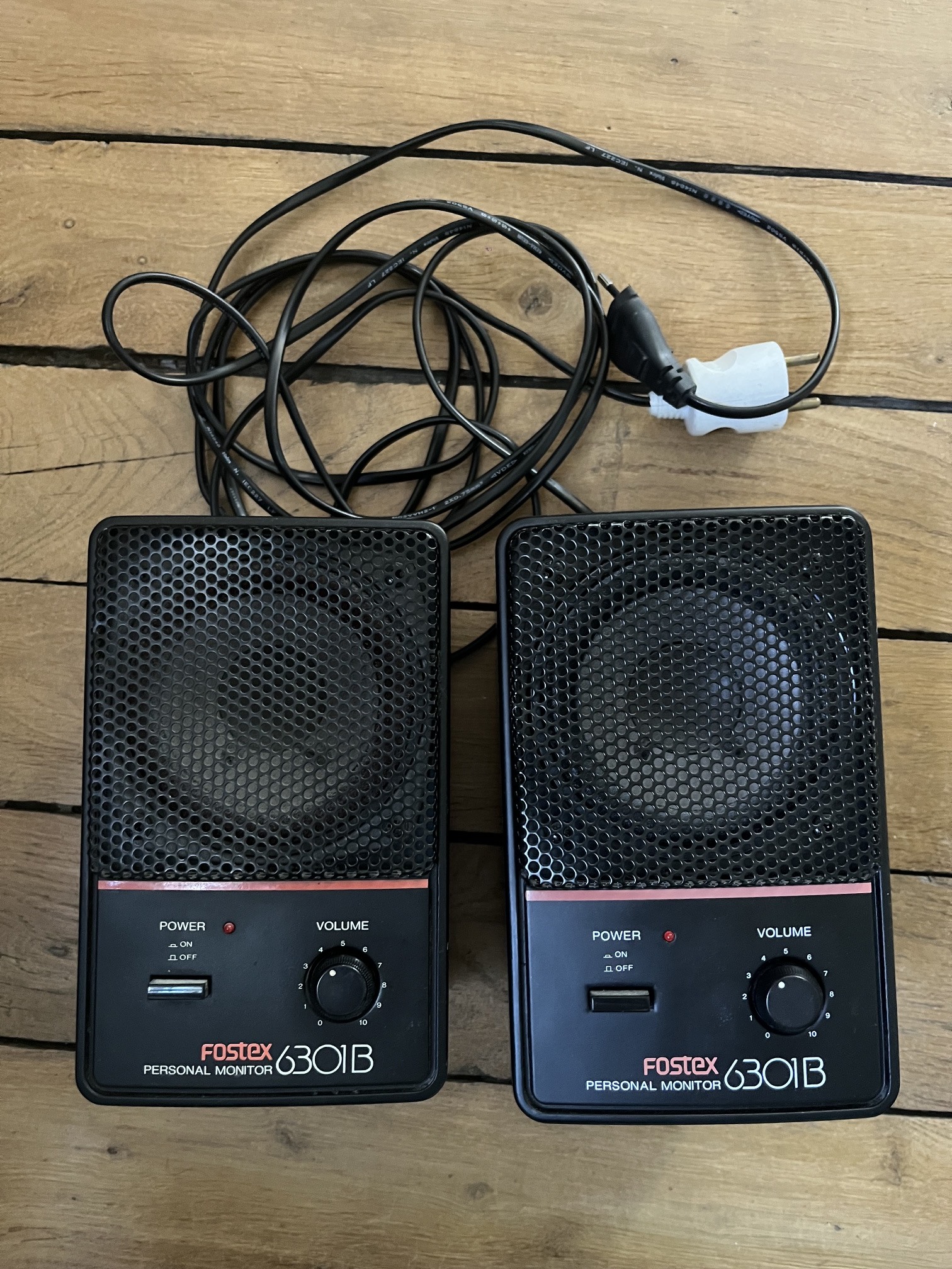 Paire Fostex 6301BX – moniteurs actifs professionnels studio / broadcast