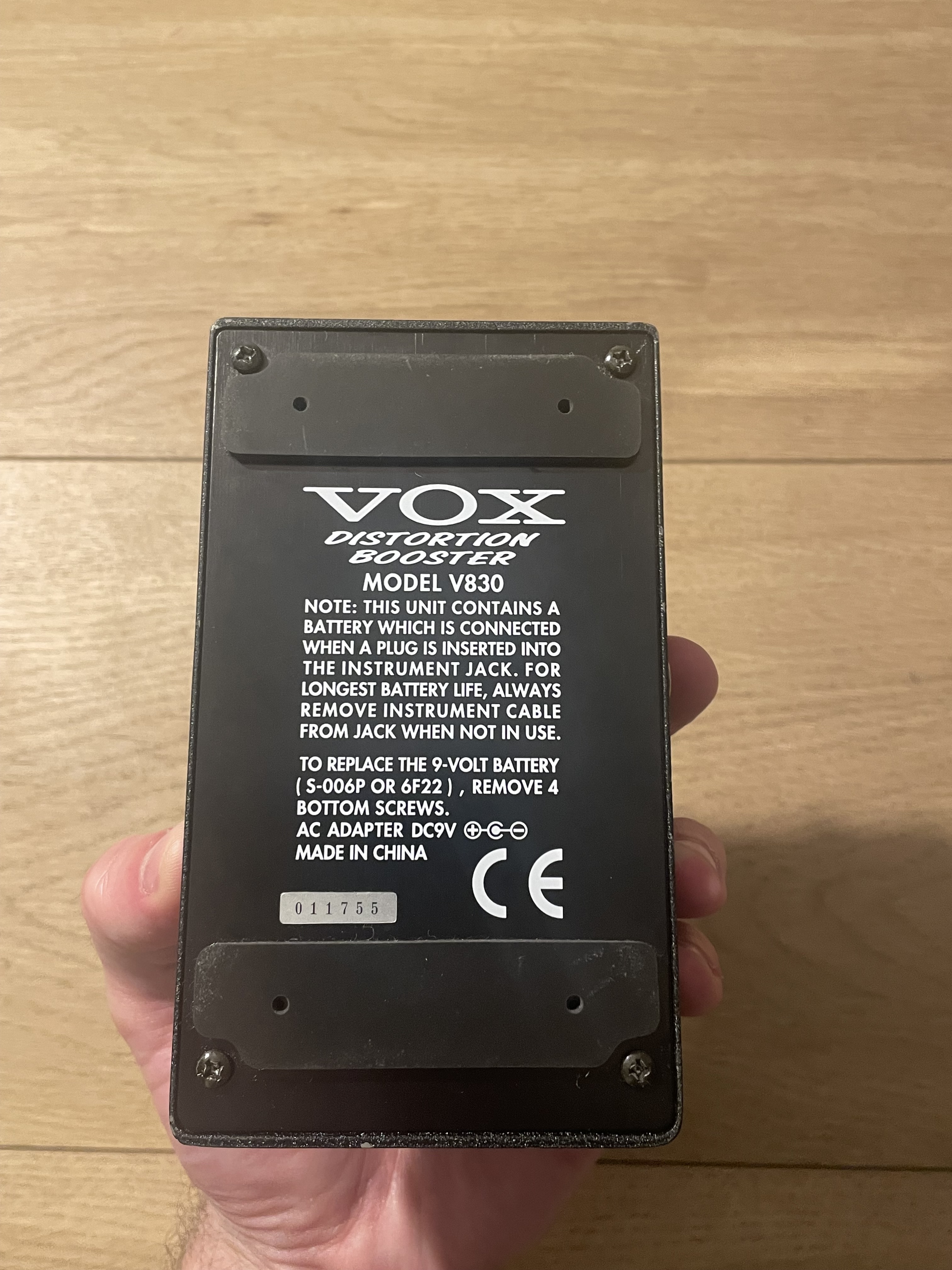 Vox V830 Distortion Booster (99520)