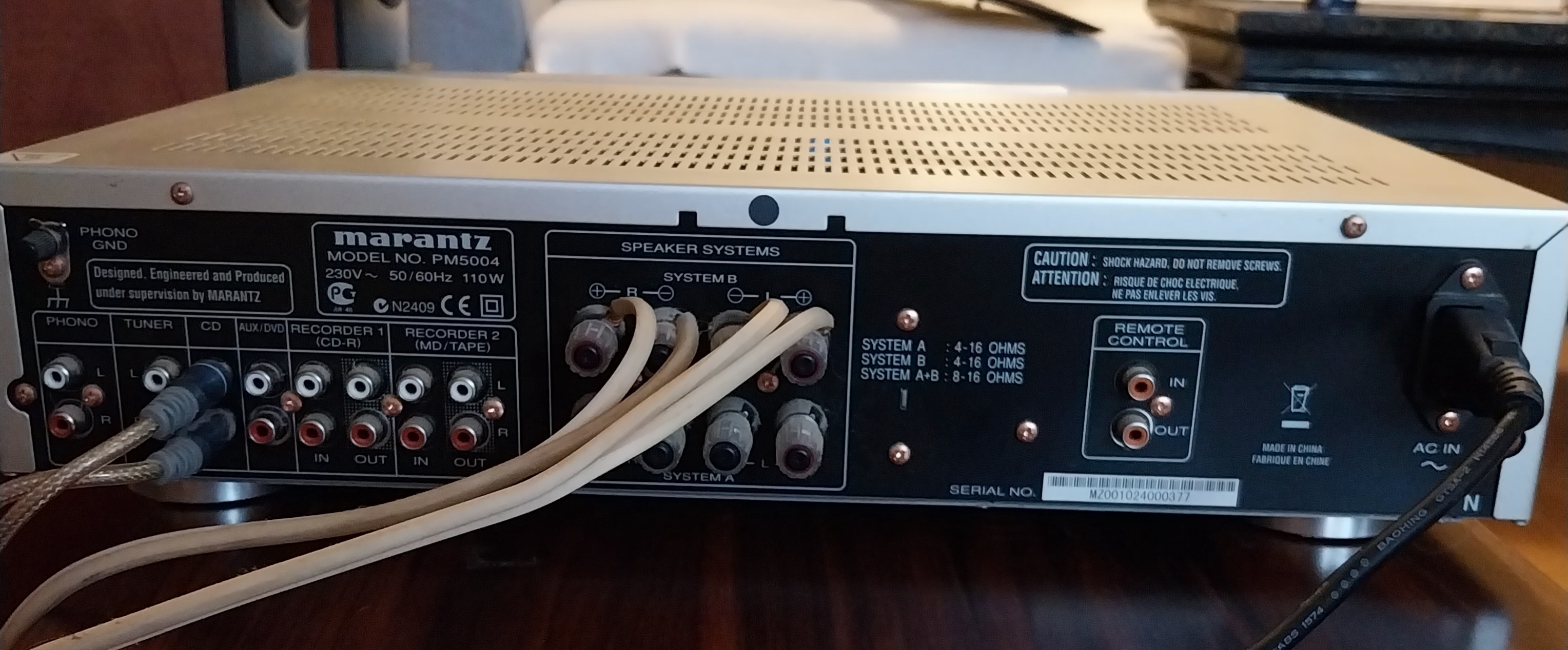 Marantz arrière